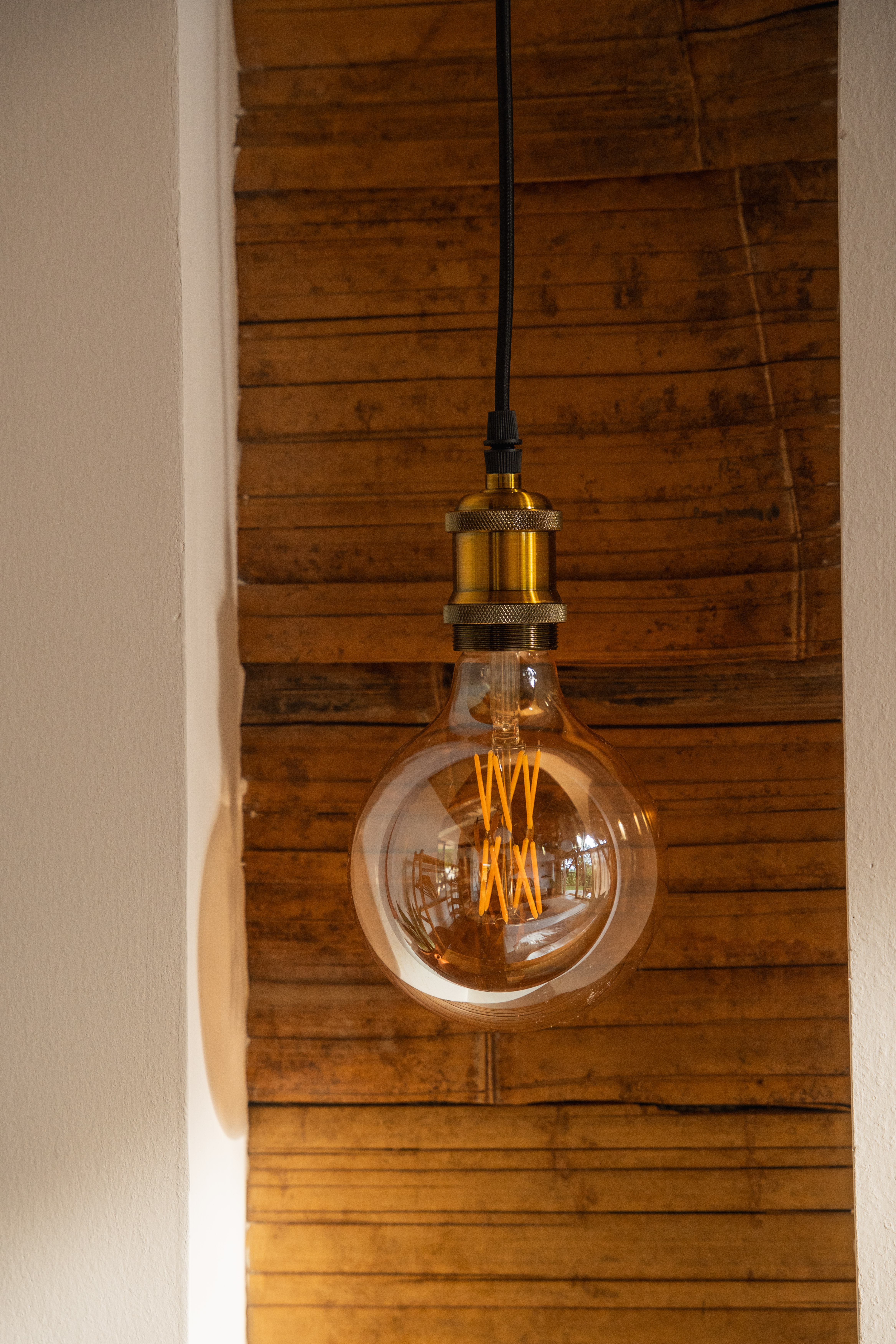 Shadow play with the light on a chair 