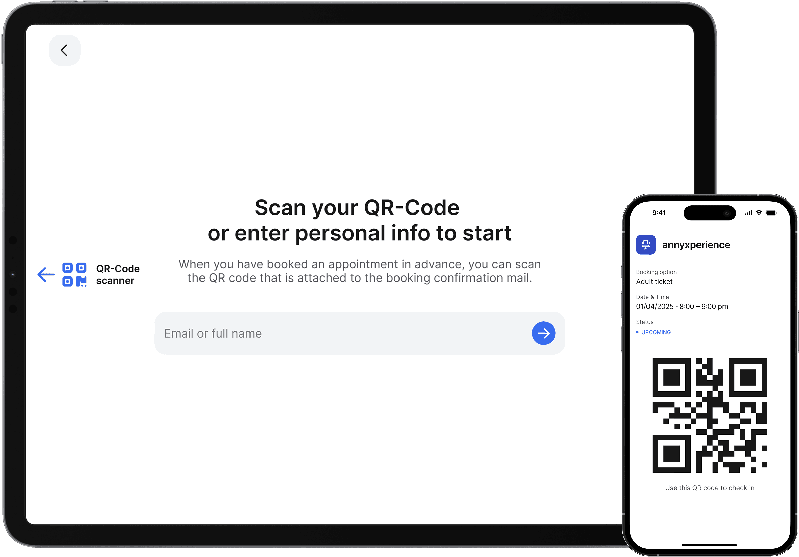 anny Check-In app for visitor management, events, and physical locations