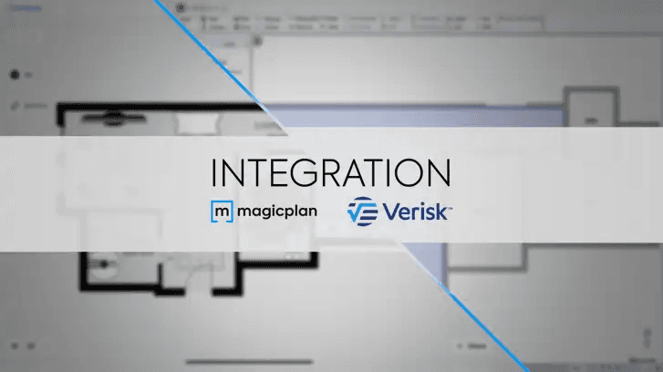 magische Planintegration mit Verisk, die einen nahtlosen Transfer von Grundriss- und Schätzdaten ermöglicht