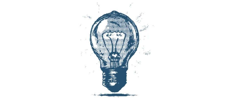 Lightbulb representing innovative strategy and tailored advisory for your finances.