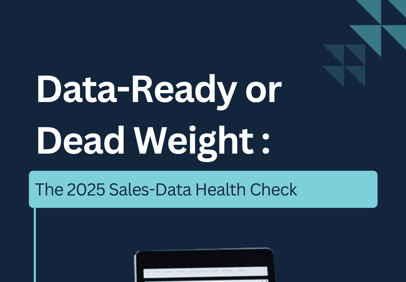 Data-Ready or Dead Weight: The 2025 Sales-Data health Check