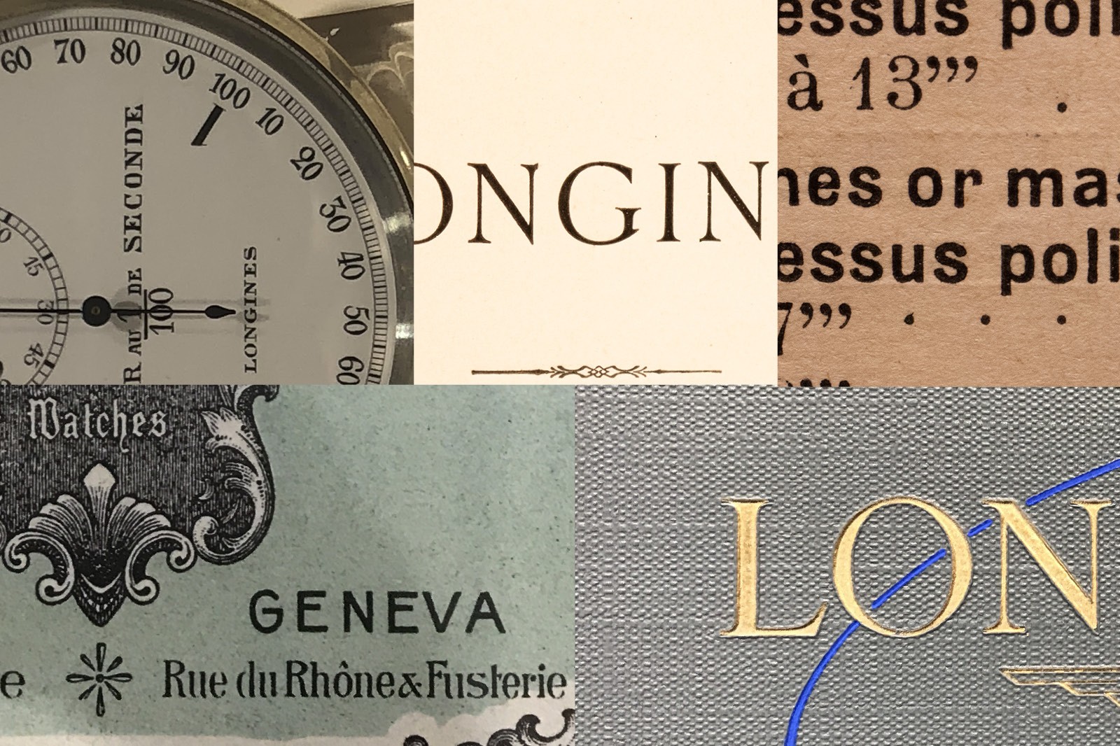 A close-up arrangement of various vintage train tickets and a clock, featuring partial text and numbers.