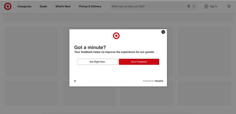 Target_Feedback_Pop-up