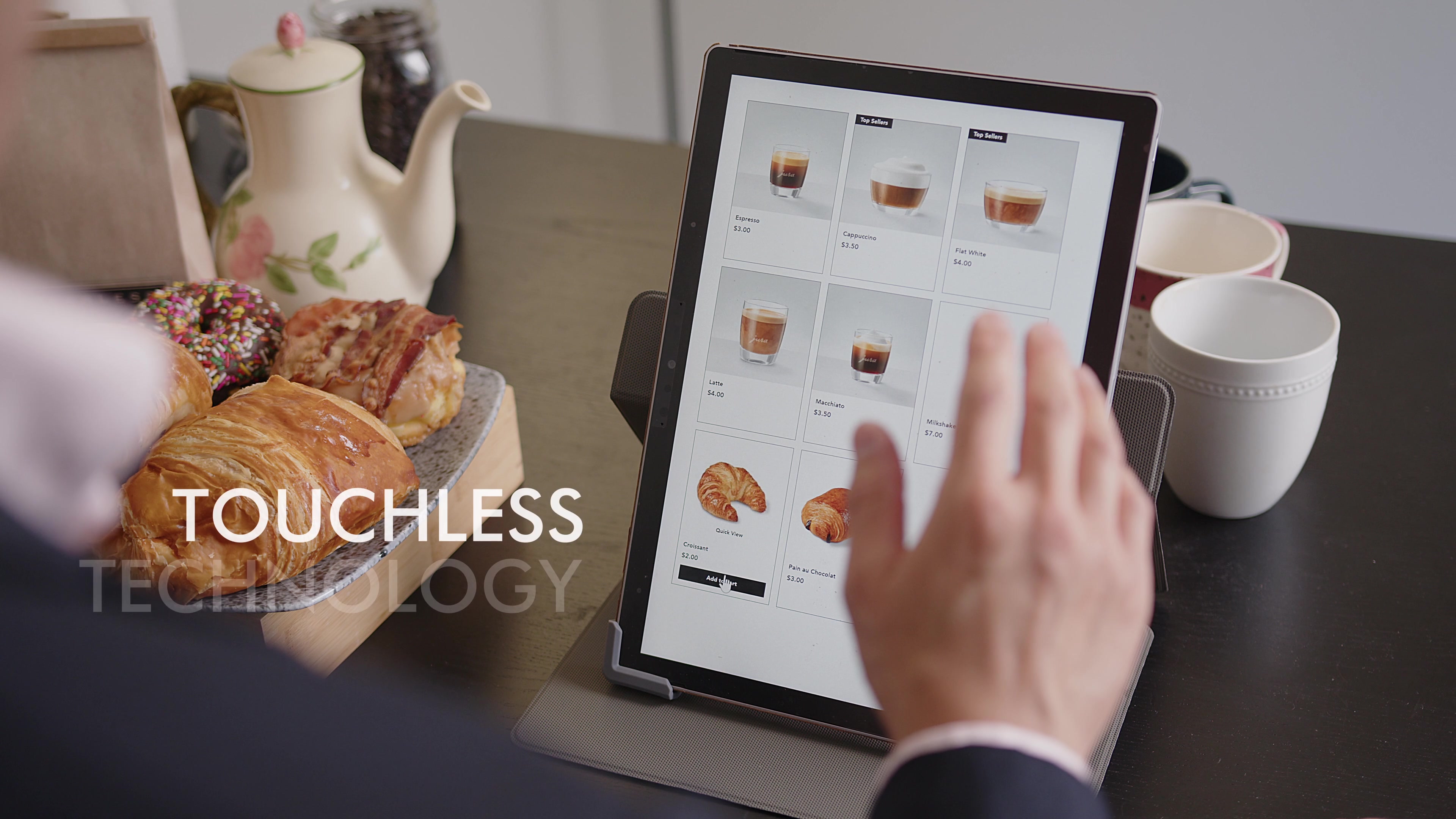 Touchless Android Tablet with AirTouch