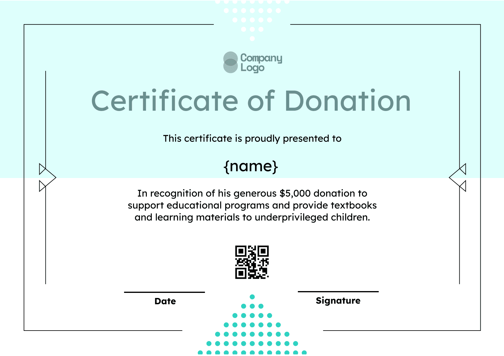 Wauld - Professional and attractive green recognition badge template