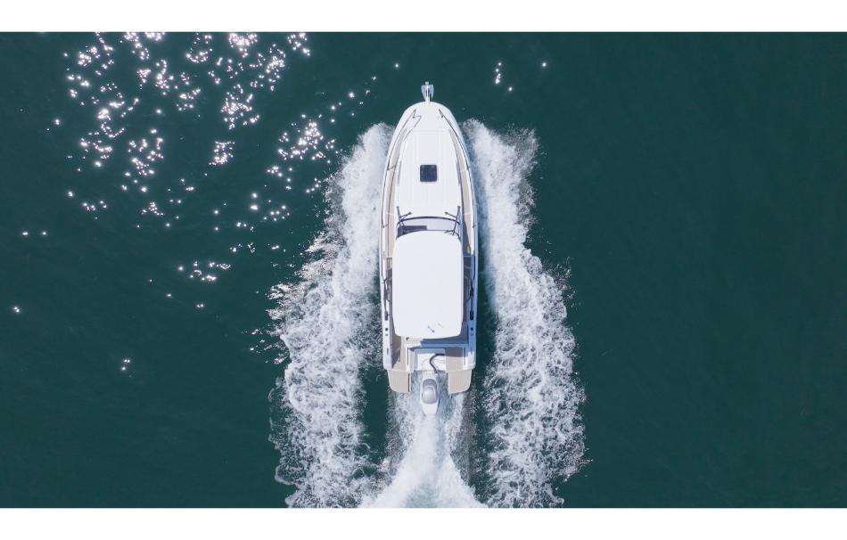 An aerial perspective of the Rodman 790 Ventura SD