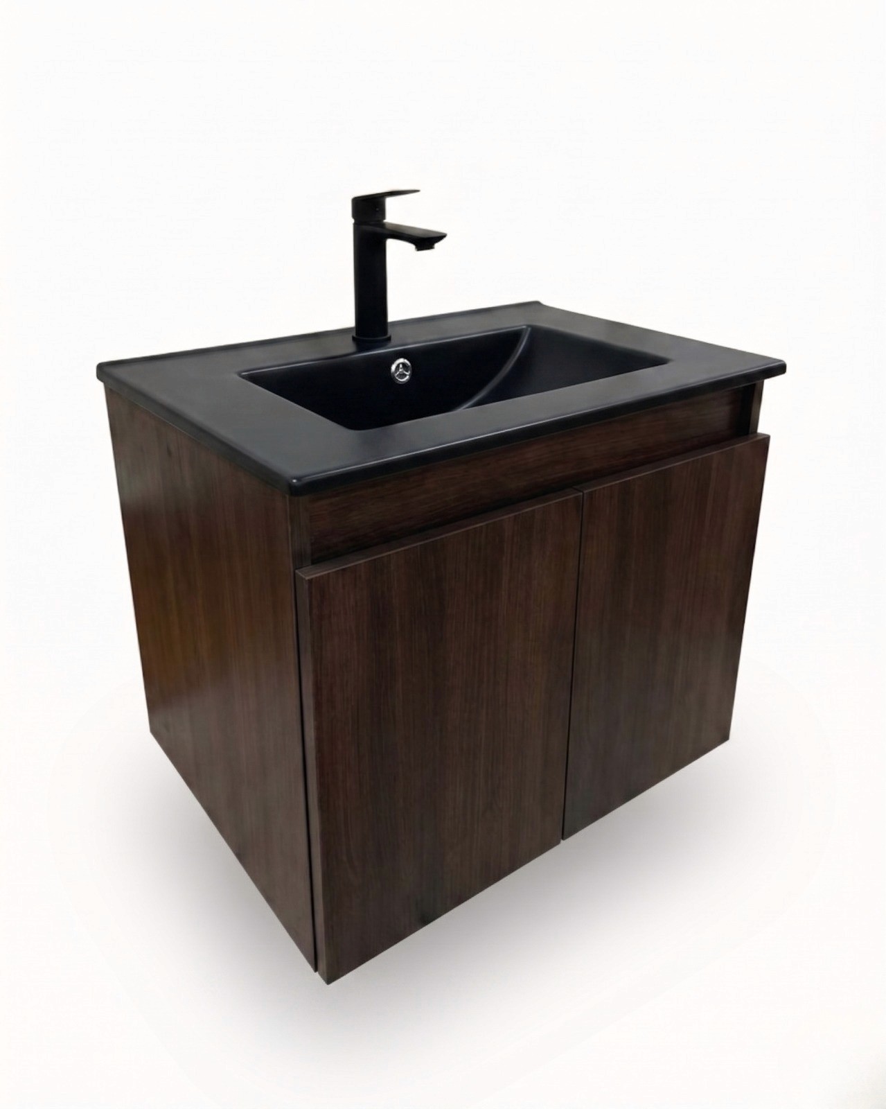 Elite, acabado Chocolate, lavabo Negro, Vista principal