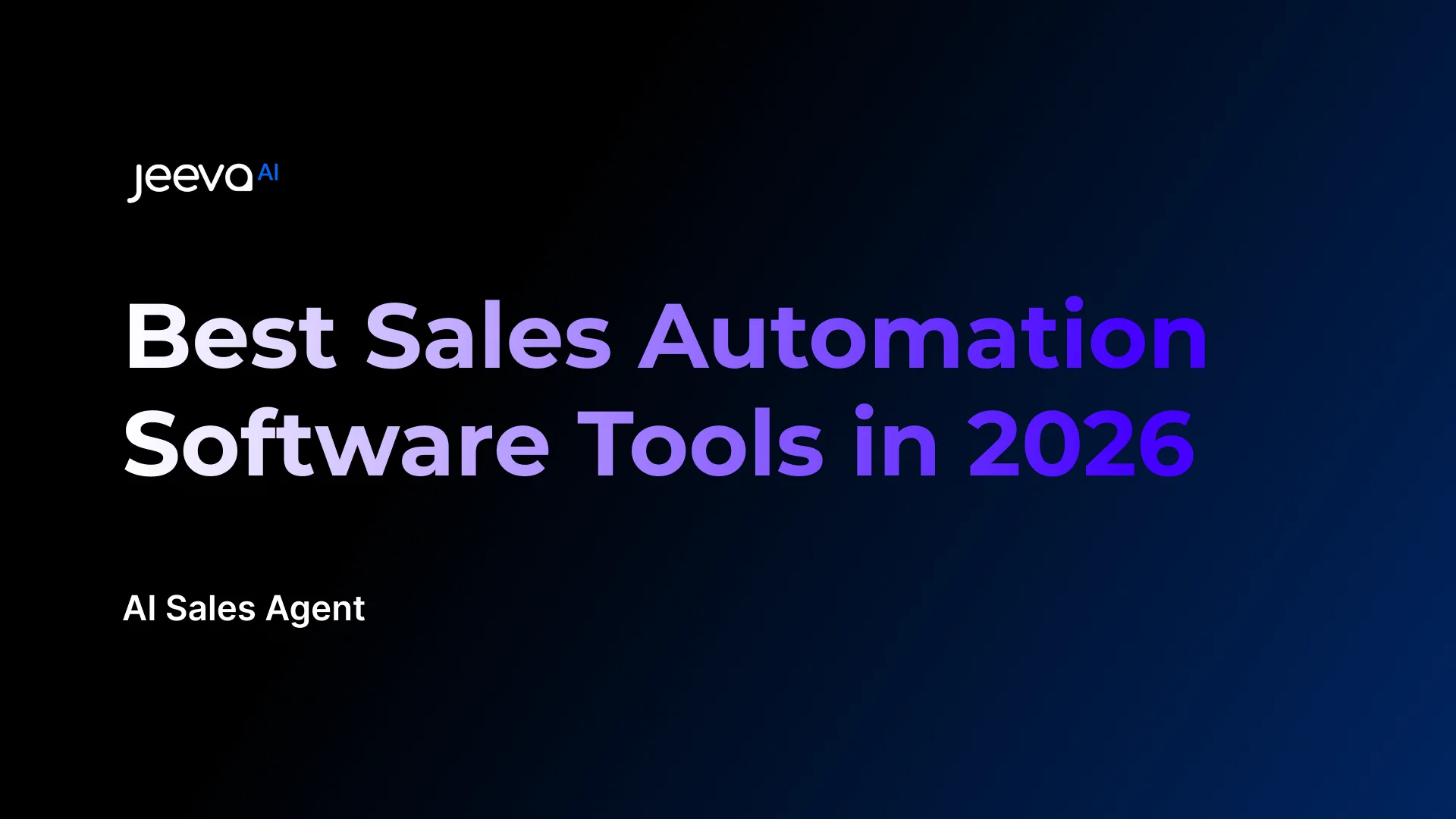 Top Sales Automation Software 2026