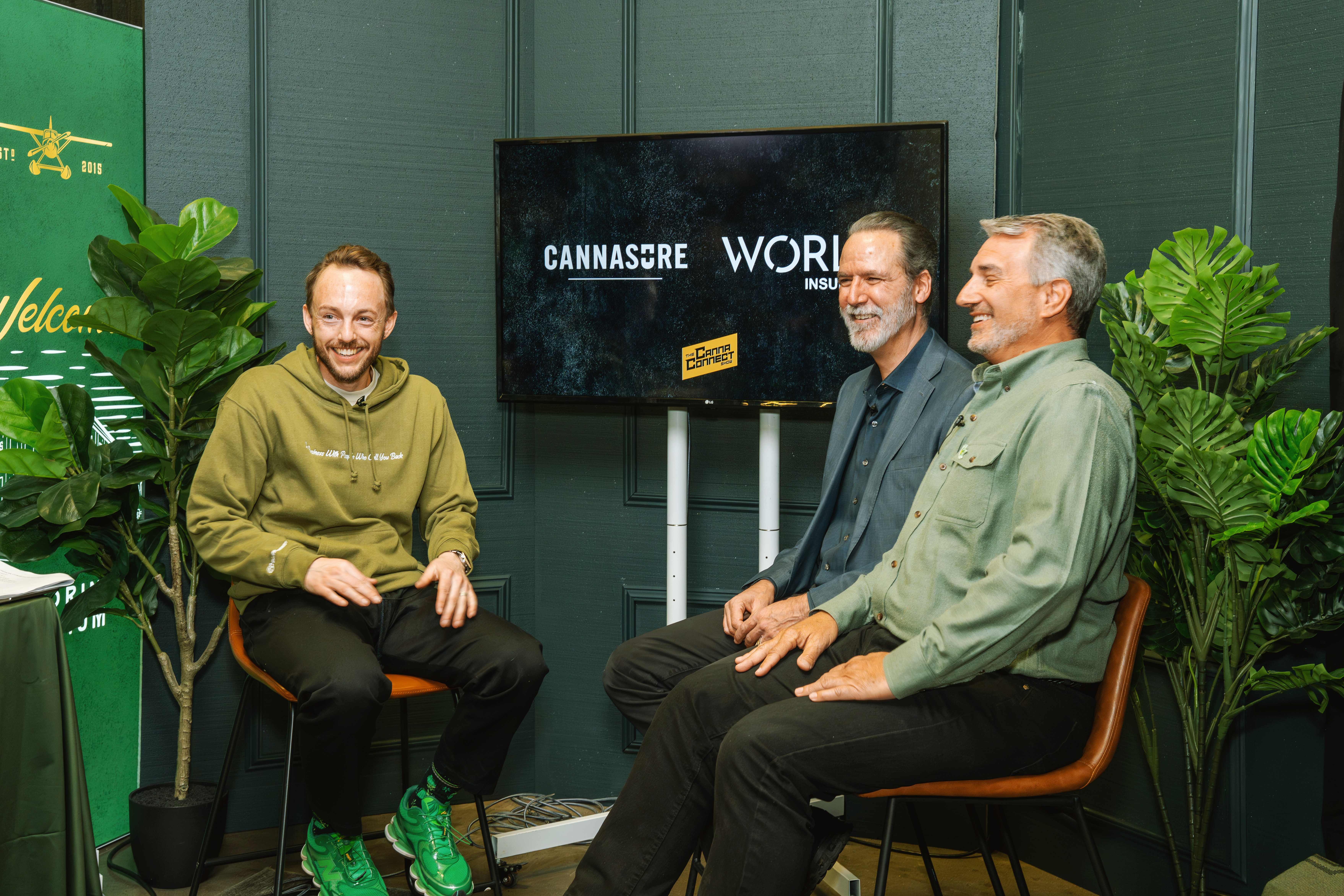 Stephen Eigenmann, host of The Canna Connect Show, live from Lucky Leaf Expo 2026 with Cory Lake and Jim McErlean
