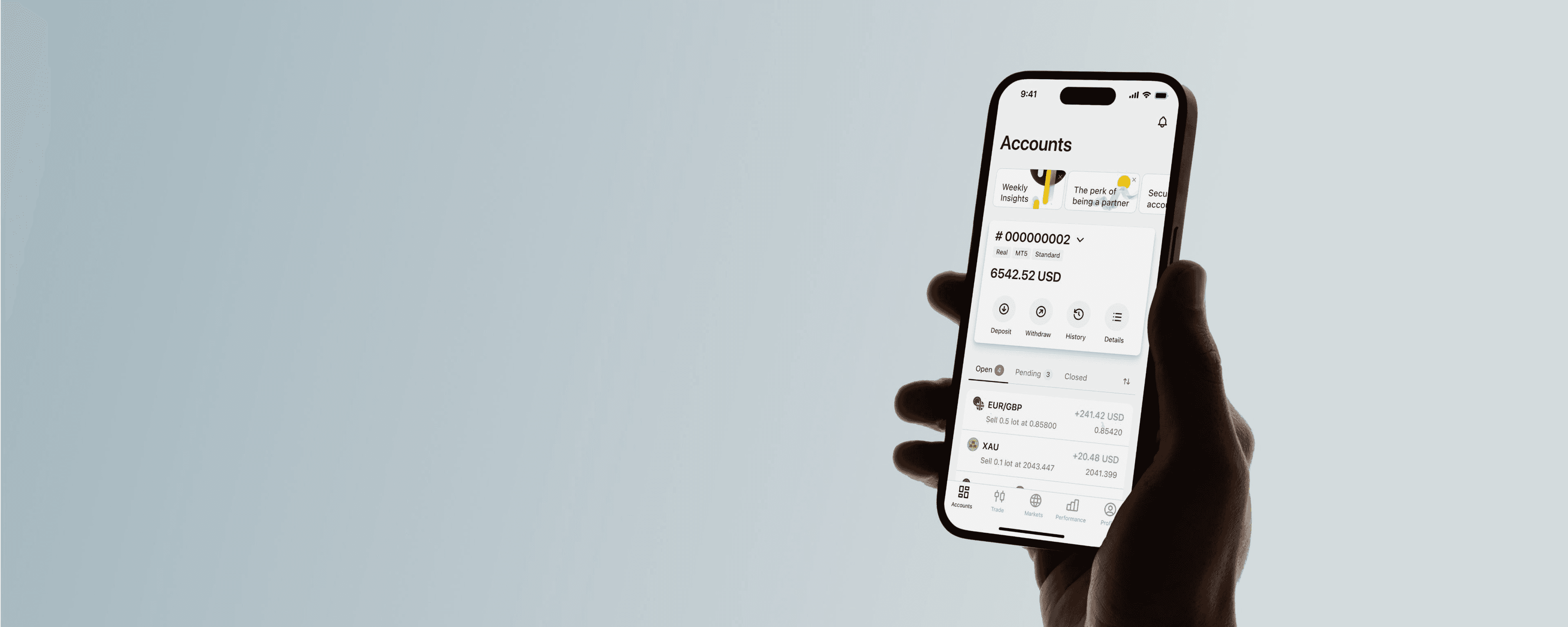 Mobile app managing multiple trading accounts - How to Deposit on Polymarket 