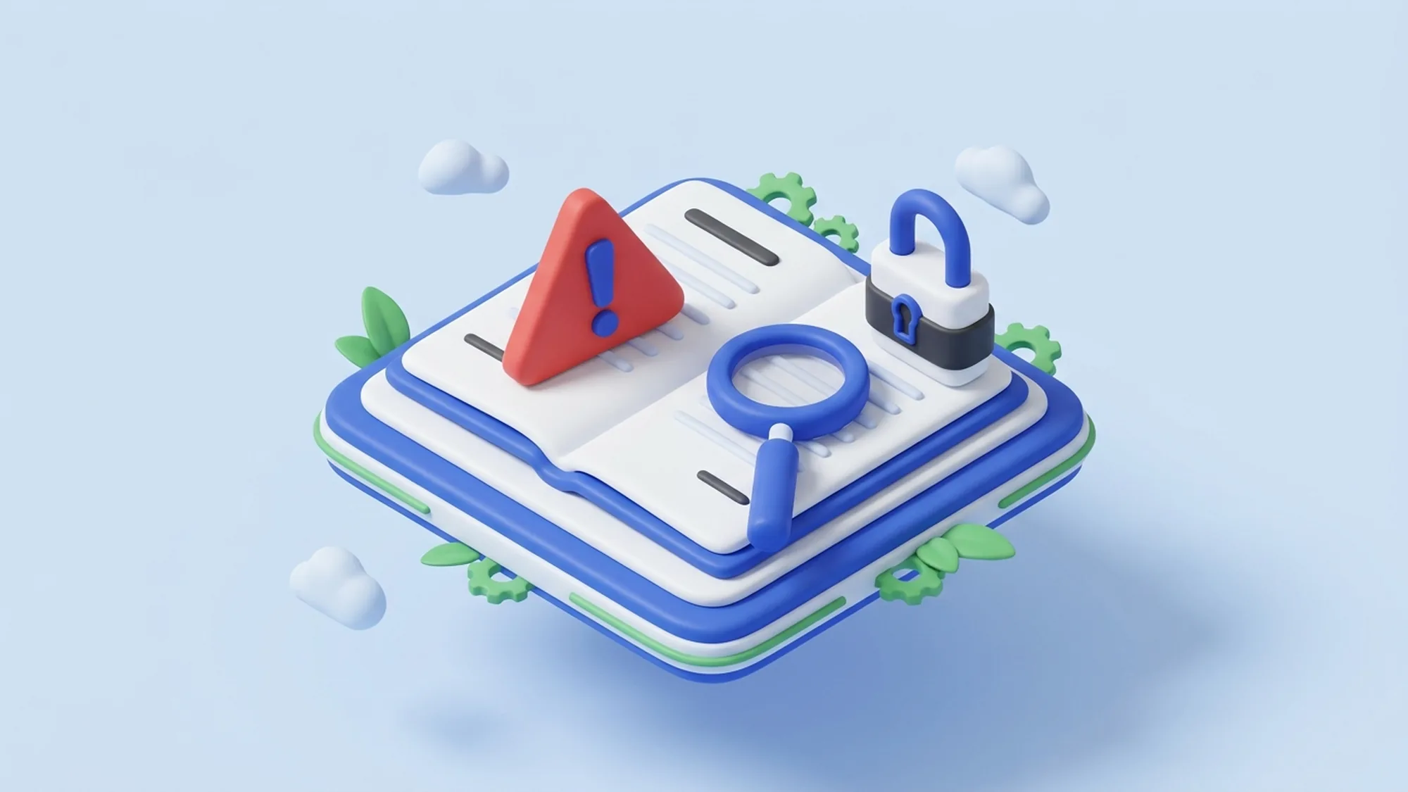 Illustration 3D des pièges juridiques du portage salarial étranger