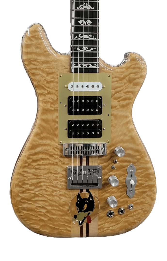 Jerry Garcia Wolf Guitar Replica, certified by Doug Irwin, handcrafted by Leo Elliott