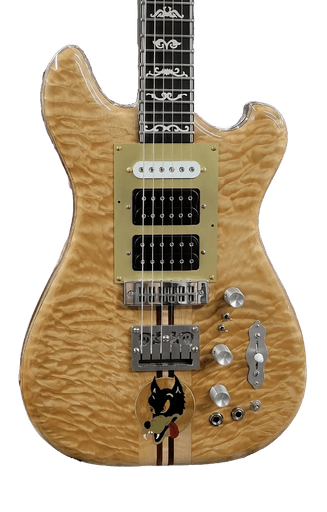 Jerry Garcia Wolf Guitar Replica, certified by Doug Irwin, handcrafted by Leo Elliott