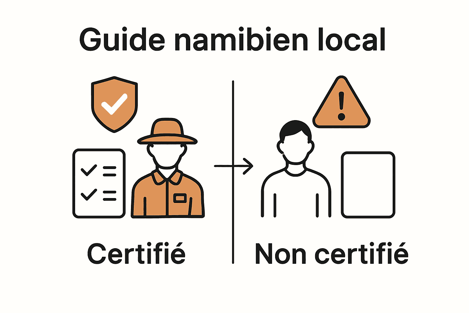 Comparison of certified versus non-certified Namibian local guides