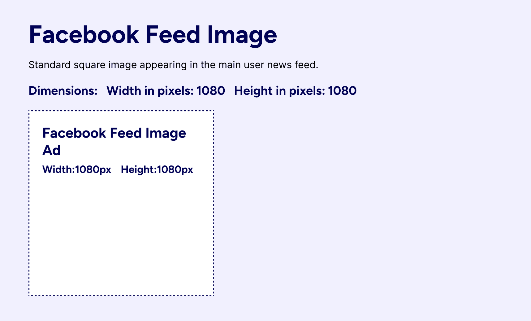 Get ad specs and dimensions for all major platforms 