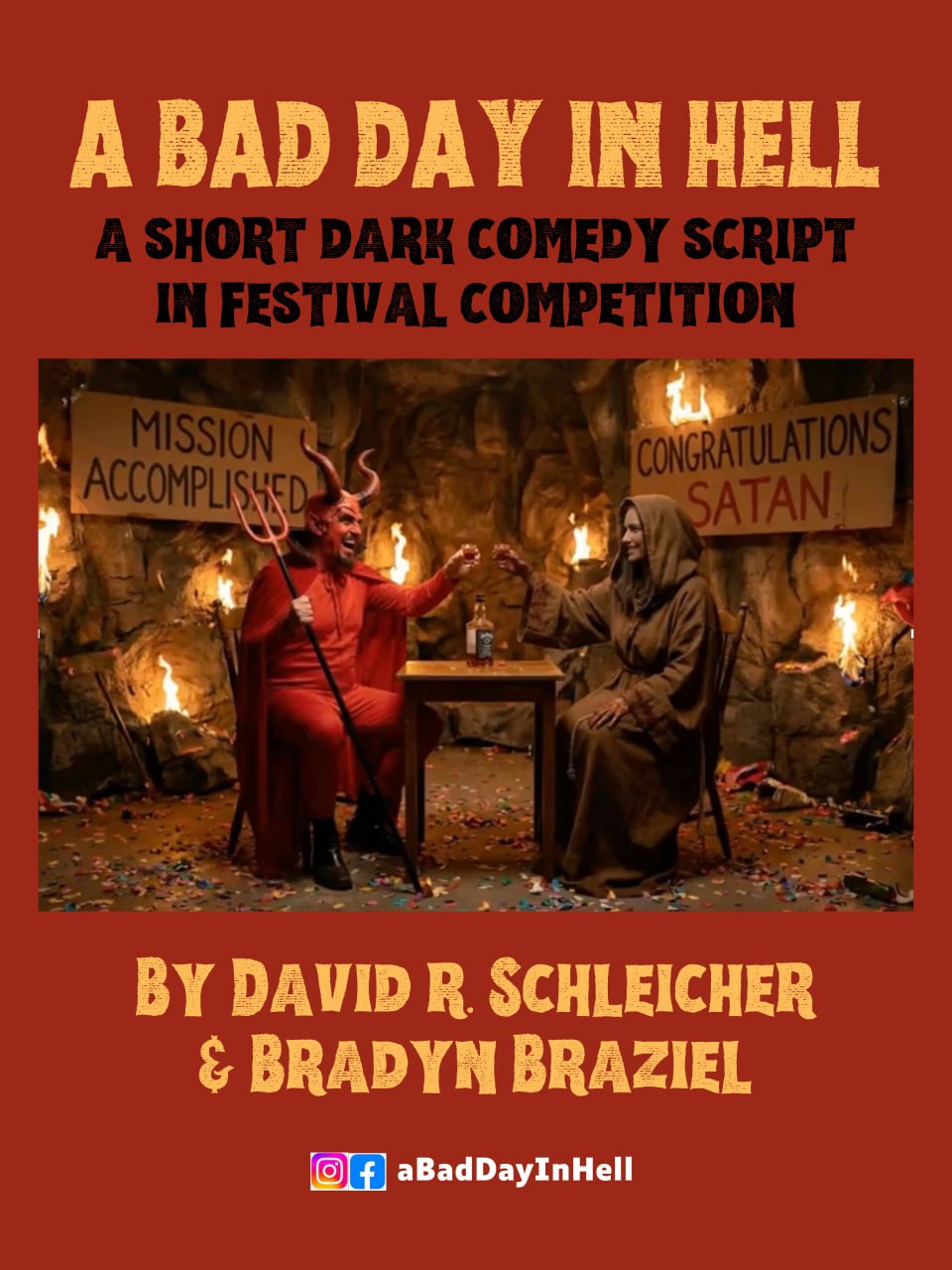 A Bad Day In Hell (script poster)