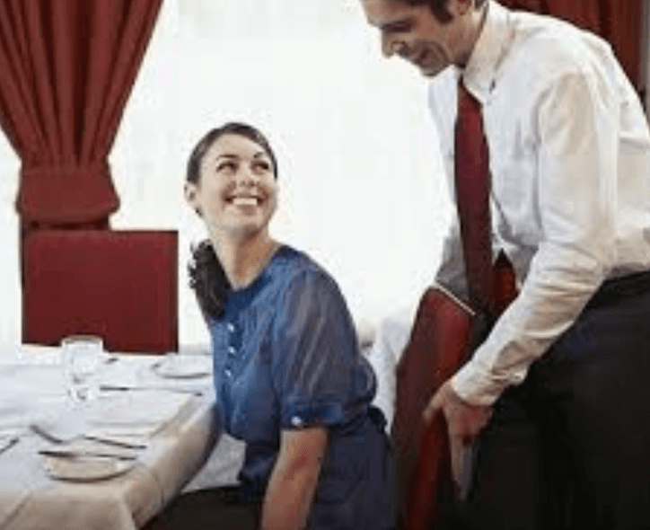 a woman looking at phone screen