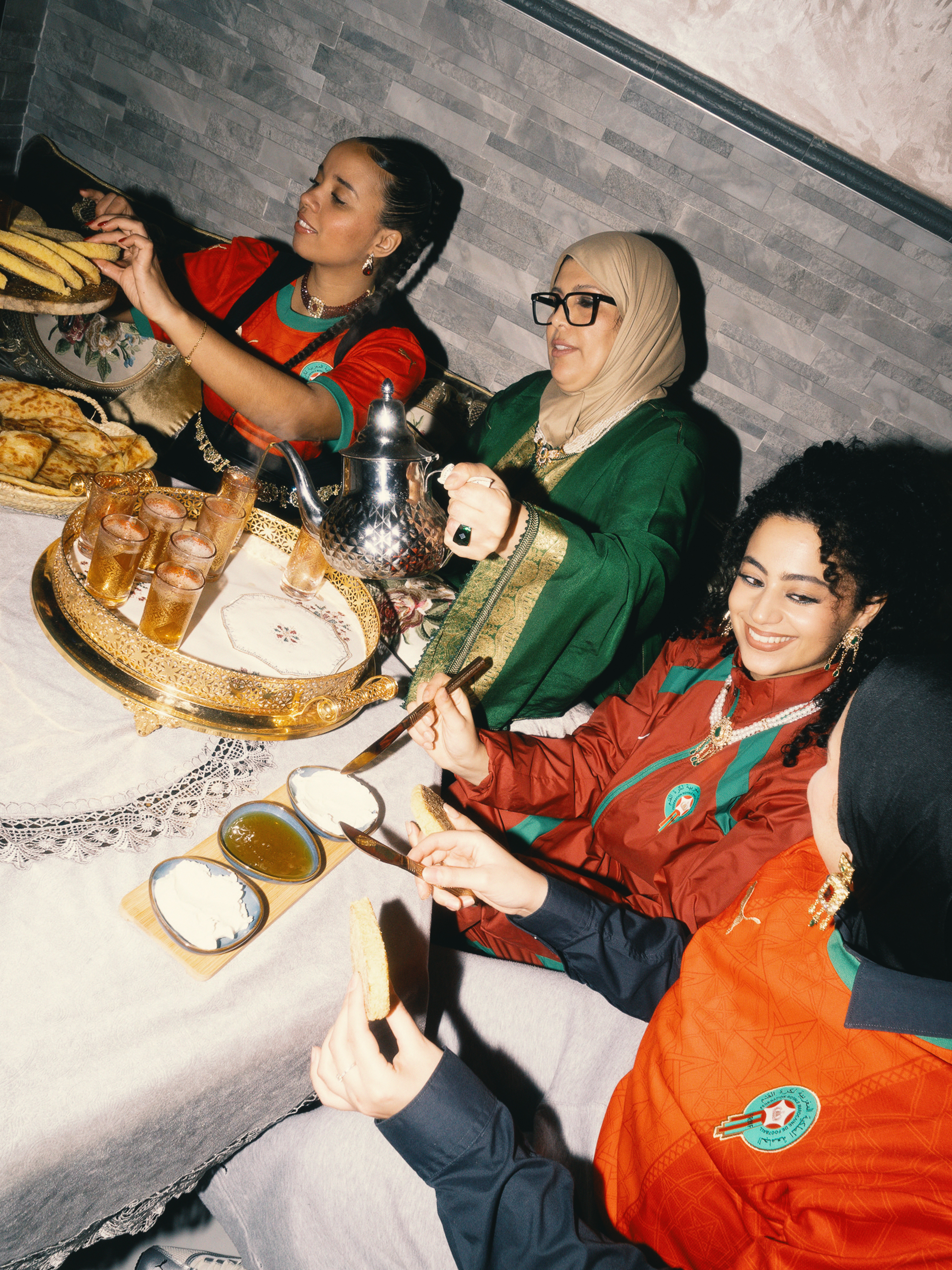 Batch.Works product catalogue book on a work top with a graphic printed image on the front