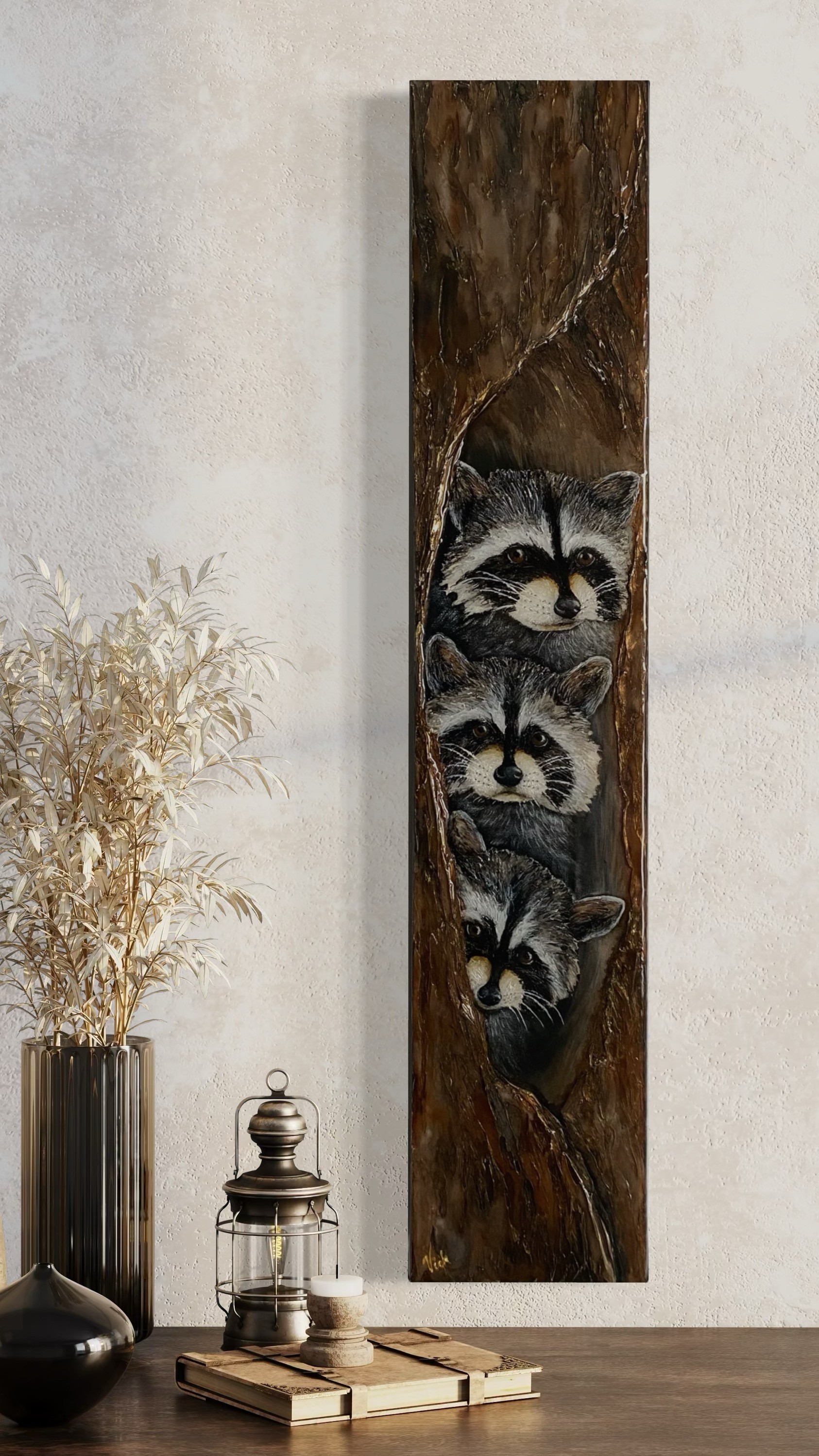 Fraterie accrocher sur un mur