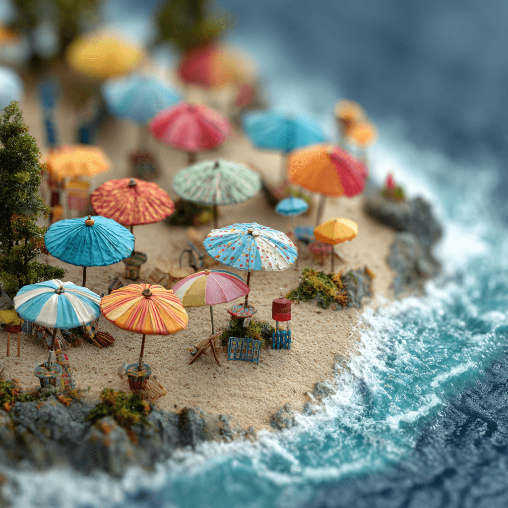 tiny worlds Apple Watch collection header image featuring summer.