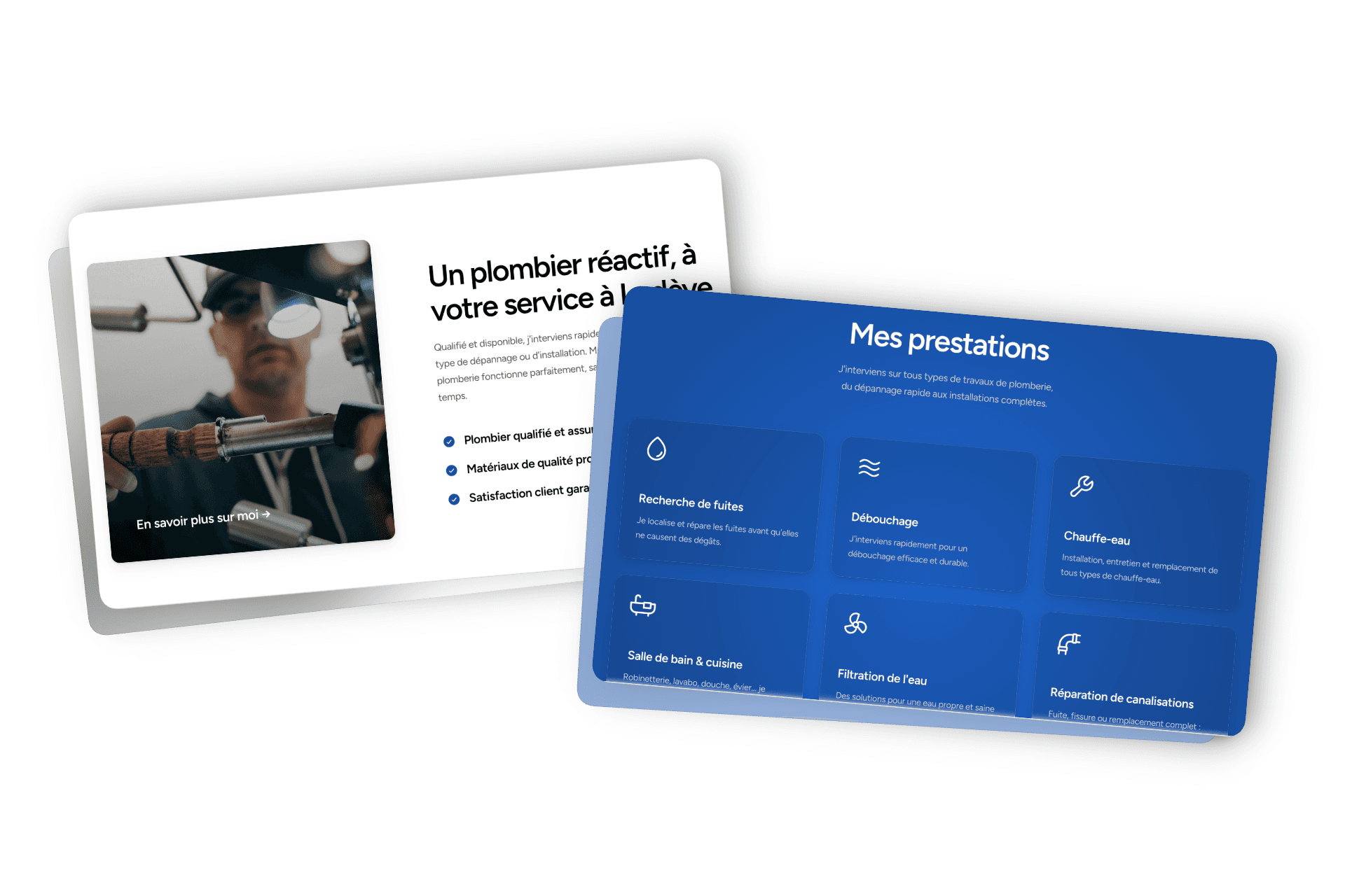 site web plombier Lodève Hérault