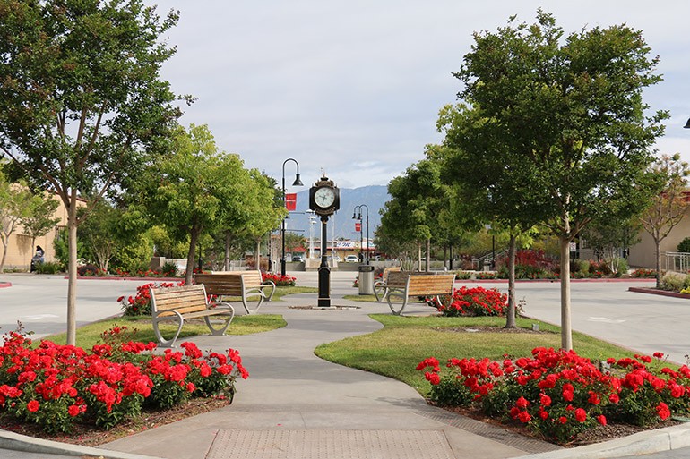 white bike near glass wall