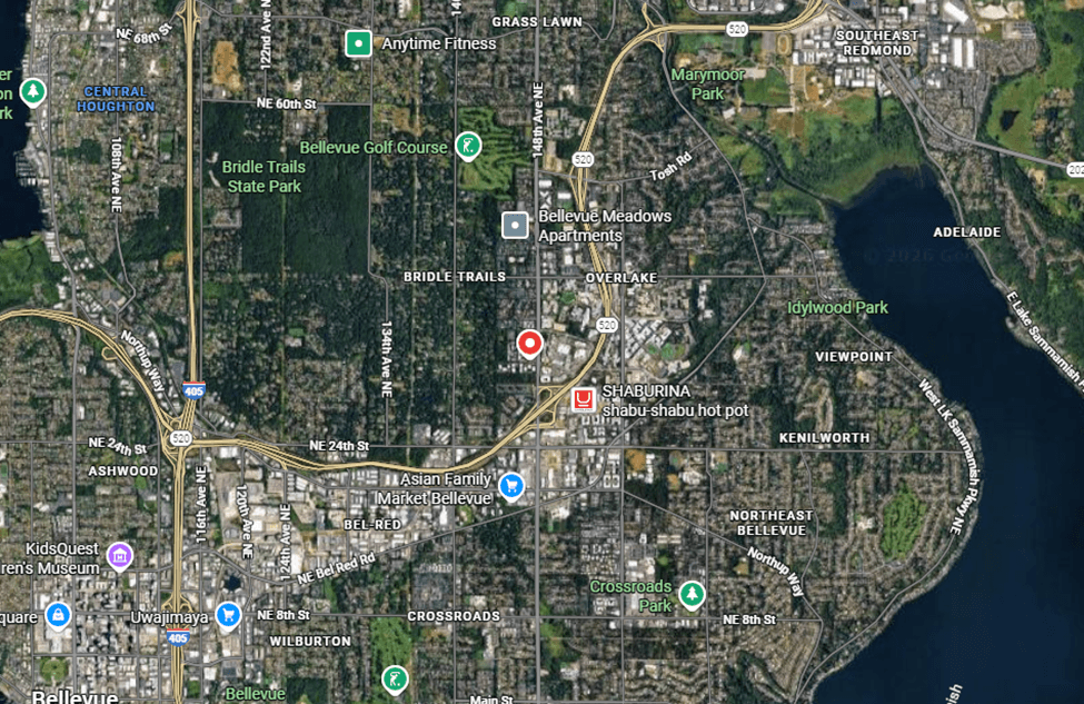 Bathroom remodel project 2 location map