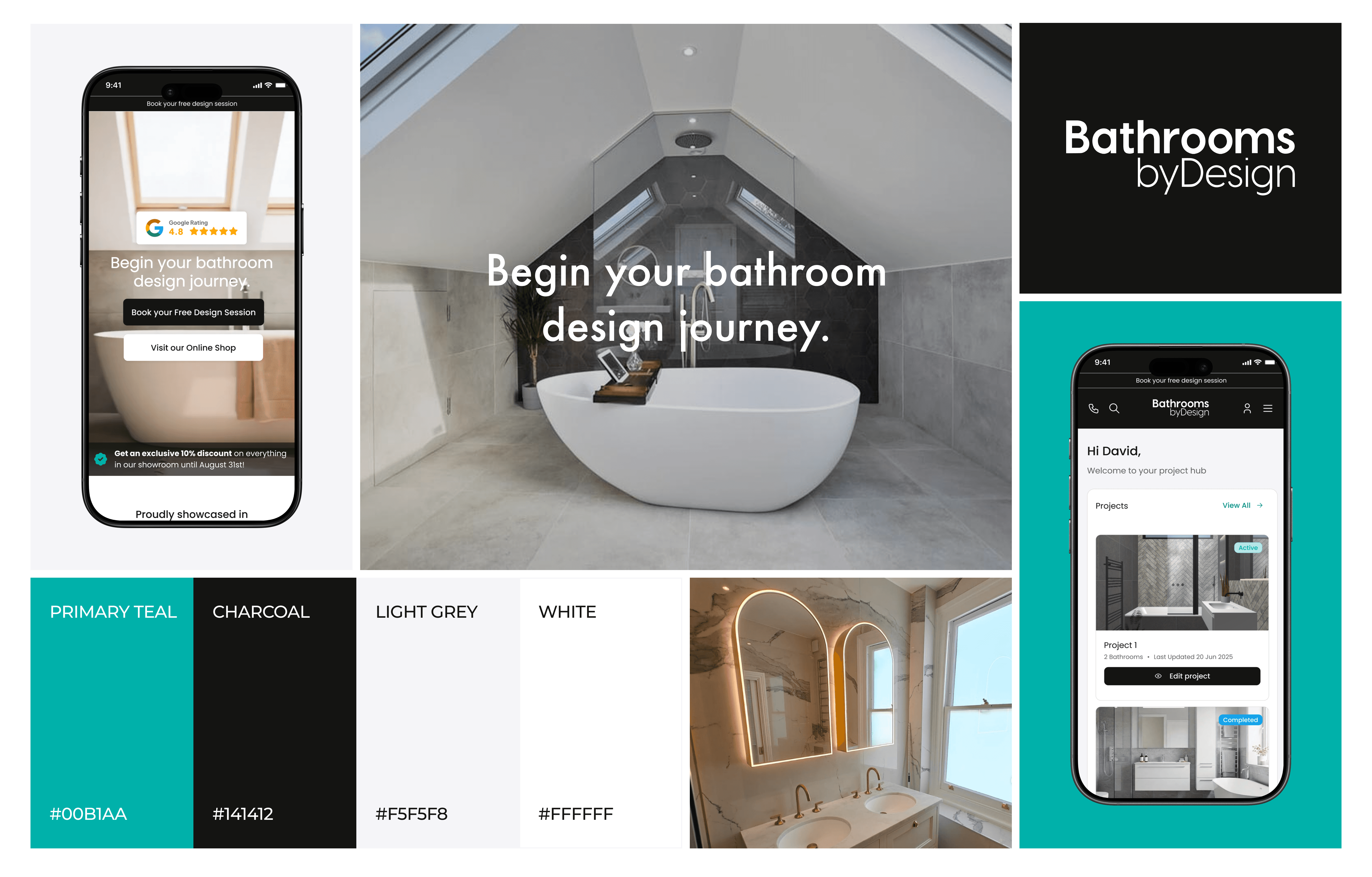 Bathroom by Design — e-commerce UX/UI by Wecomeet