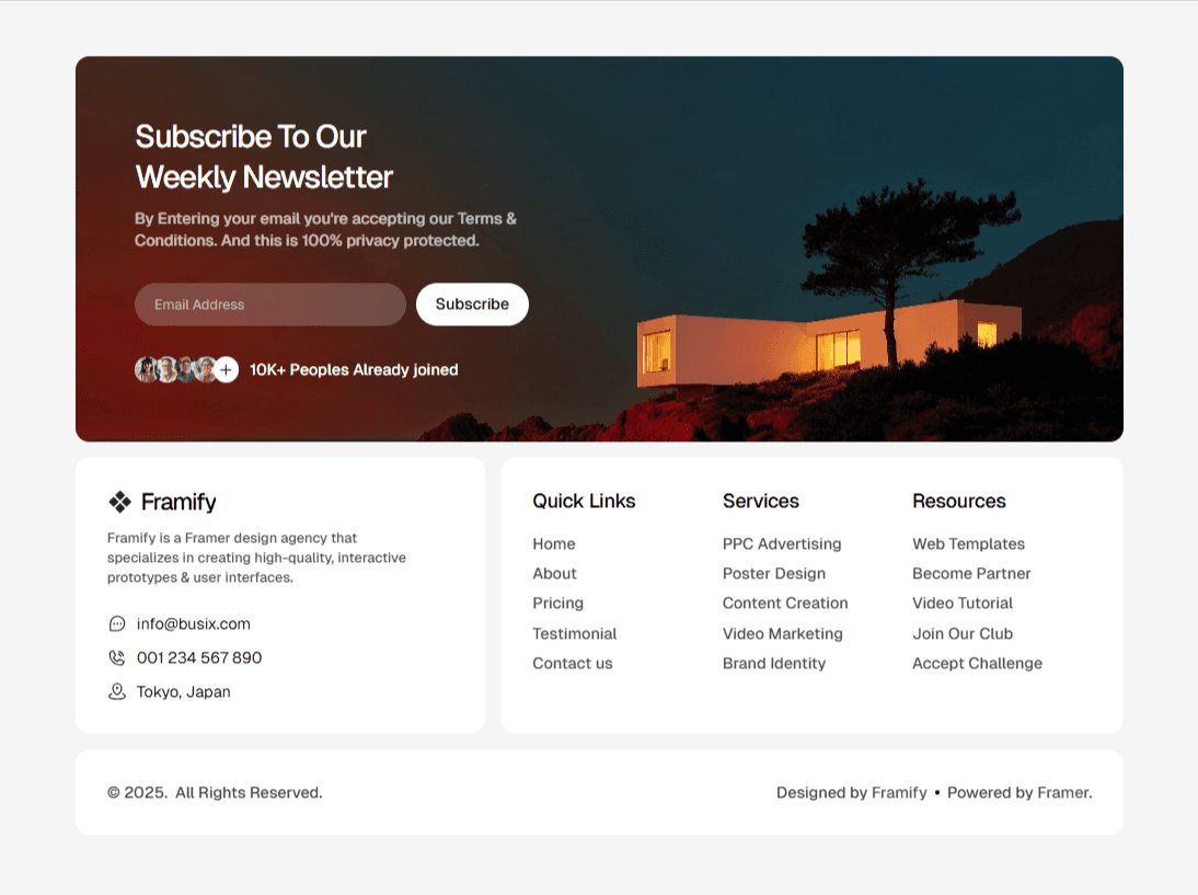 Framer Footer Component