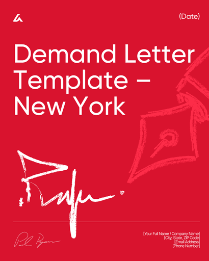 Demand Letter Template – New York