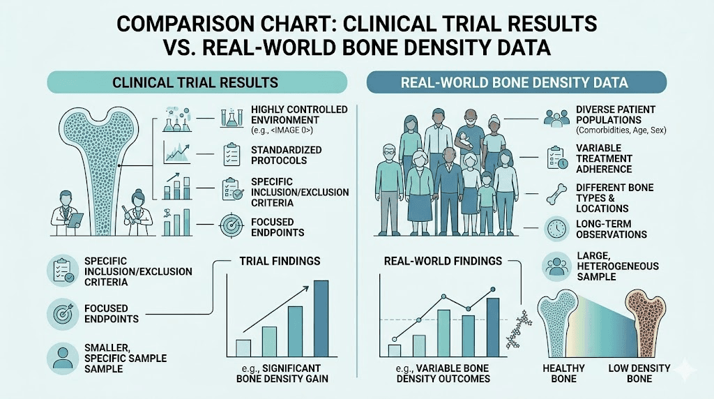 Clinical trials versus real-world bone loss data for tirzepatide users