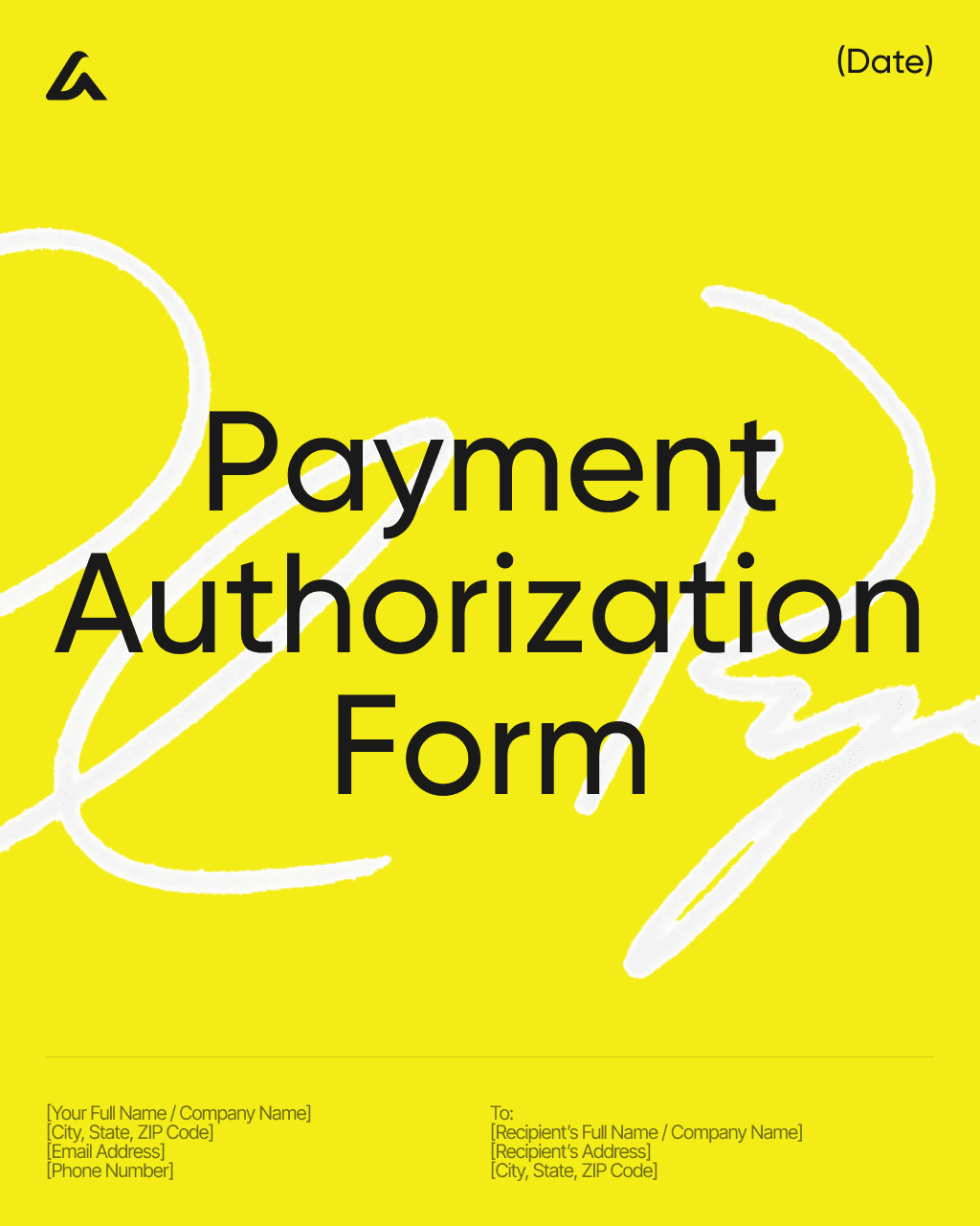 Payment Authorization Form