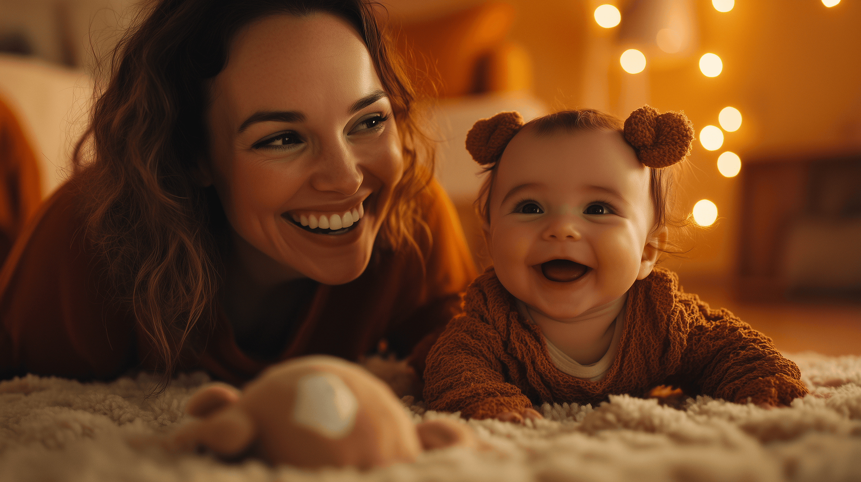  A newborn nanny and parent reviewing care routines in a modern Austin kitchen