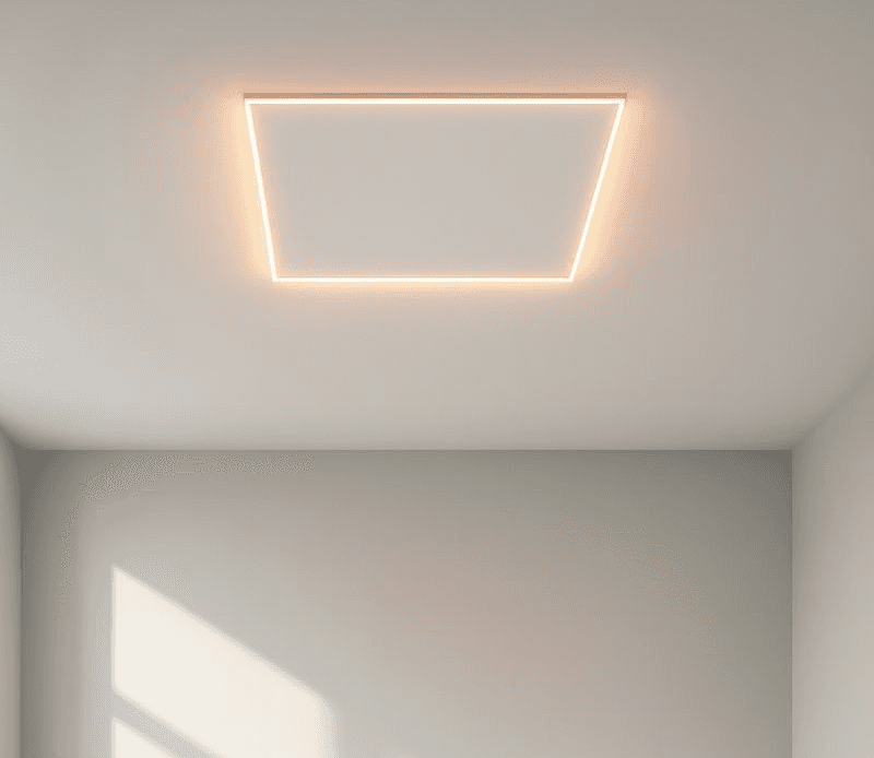 Infrared heating on ceiling