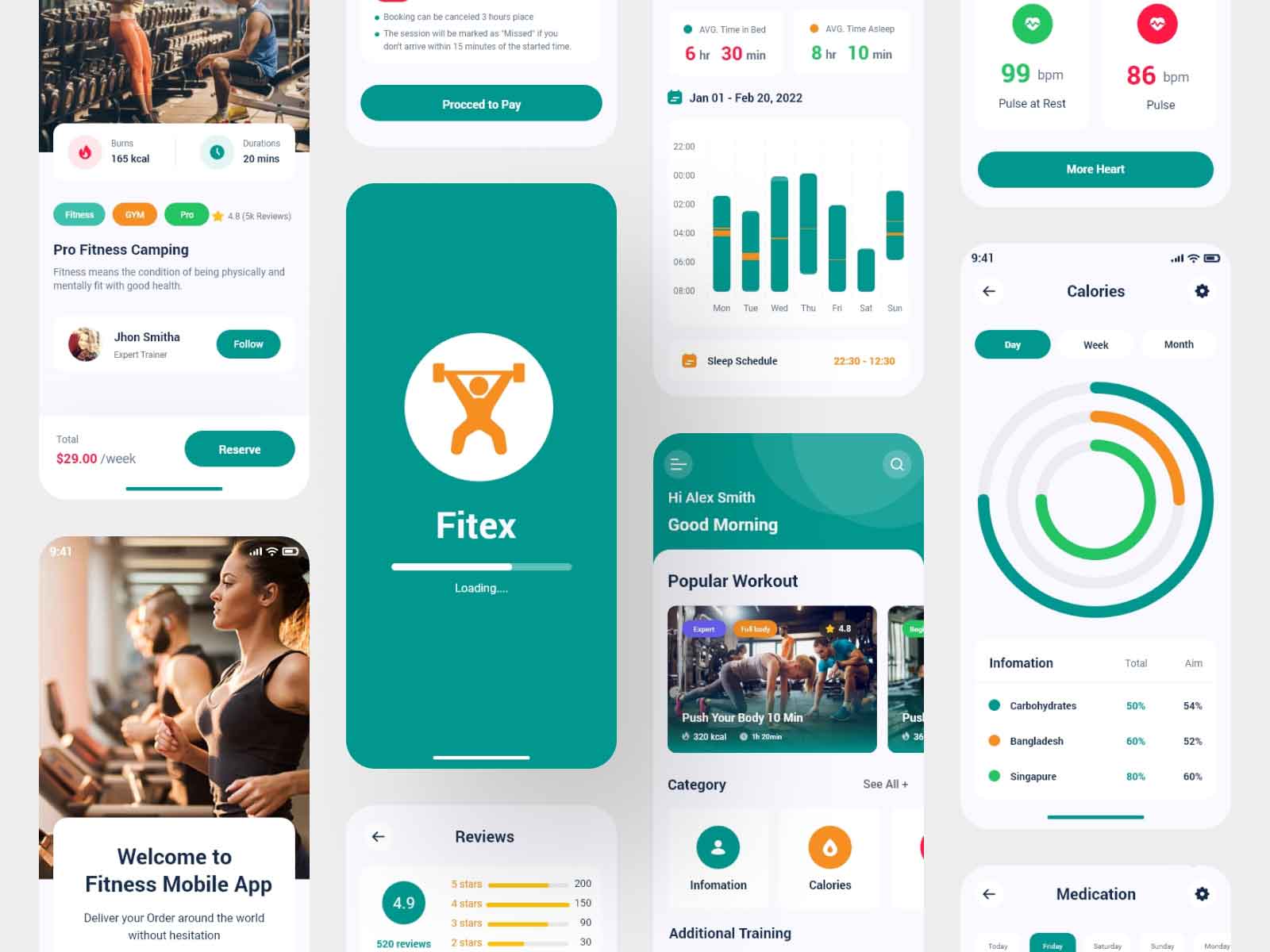 AI Fitness mobile app