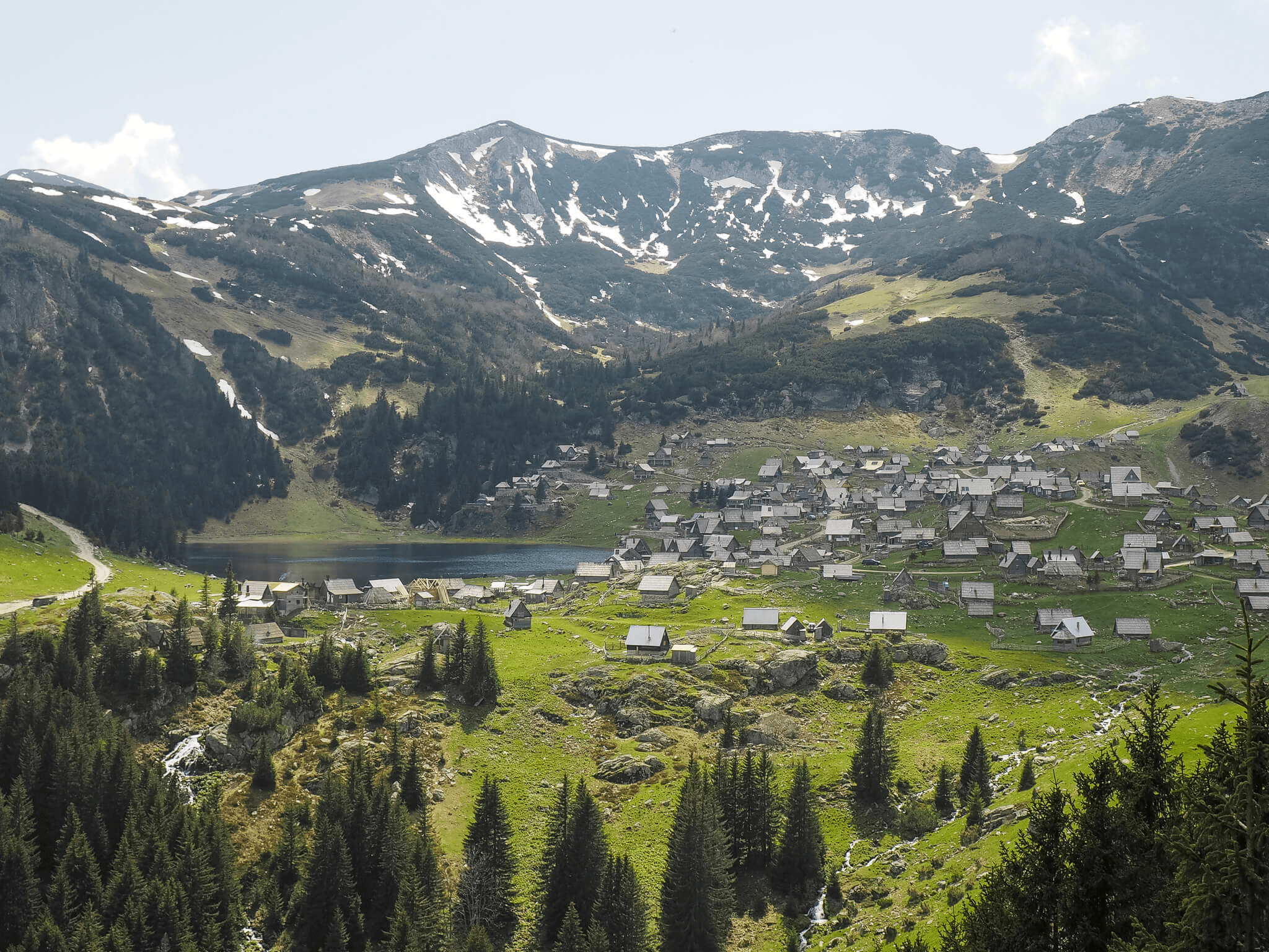 foggy mountain summit
