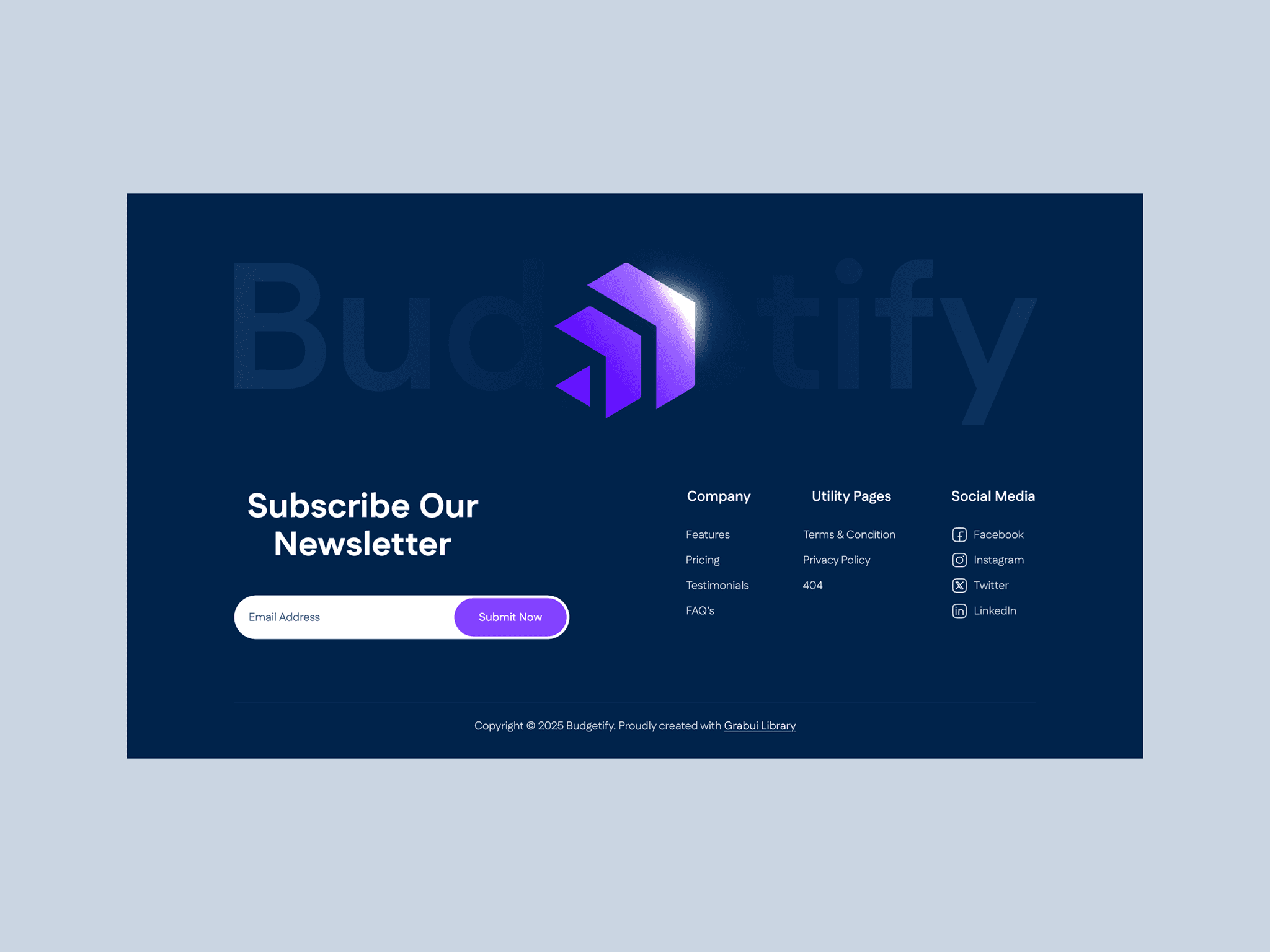 Finance & Budgeting SaaS Website