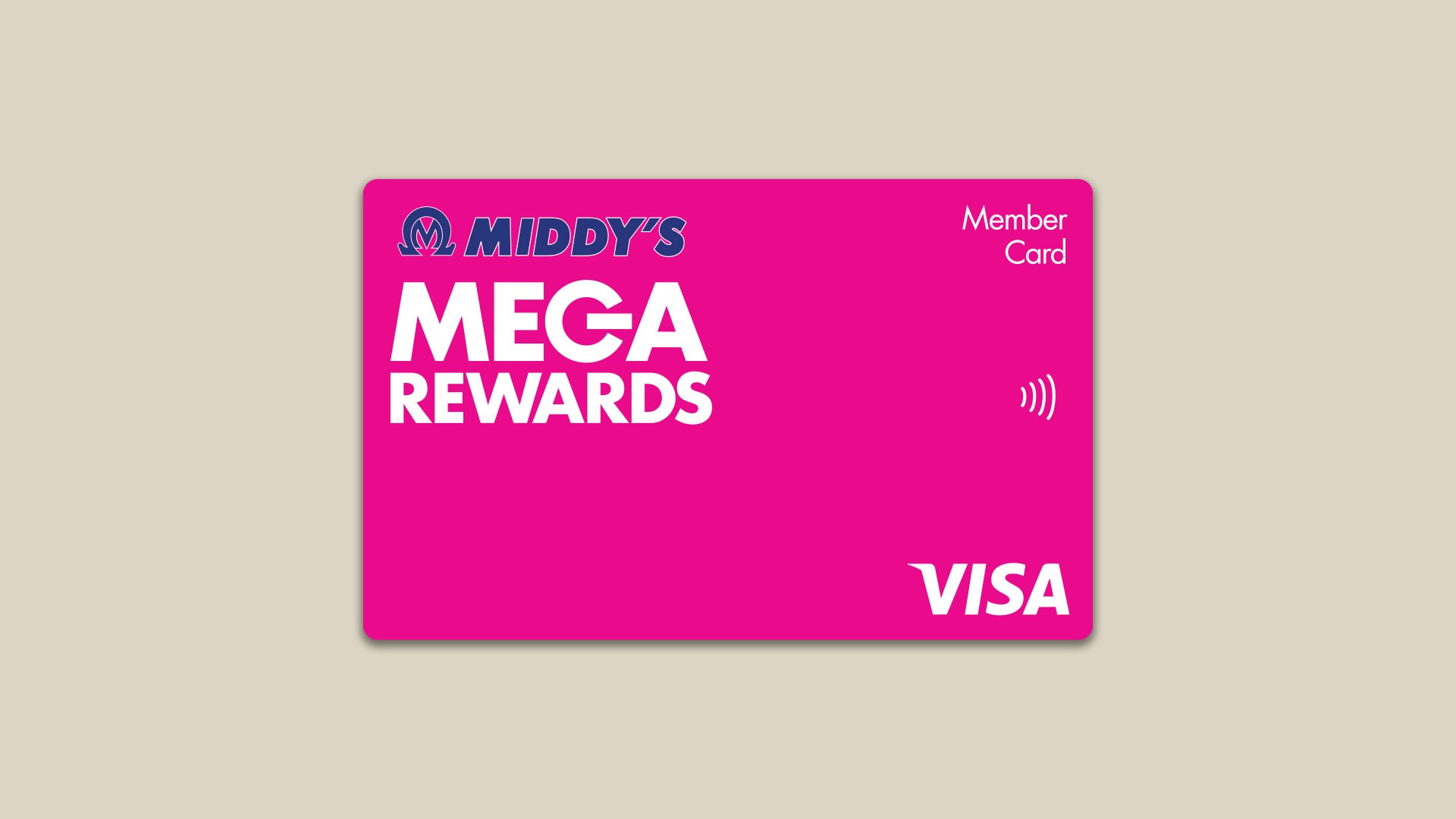 Middy's MEGA visa card