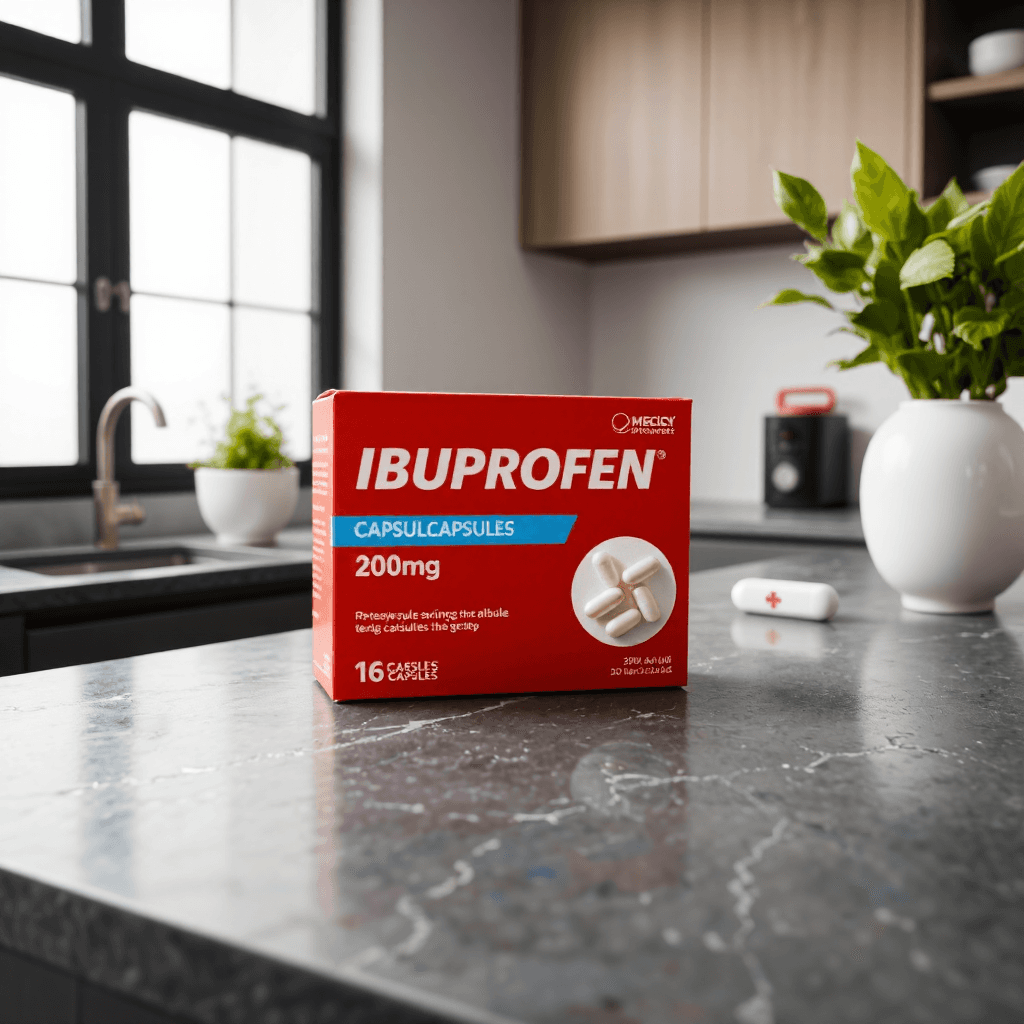 product photography of box of medication