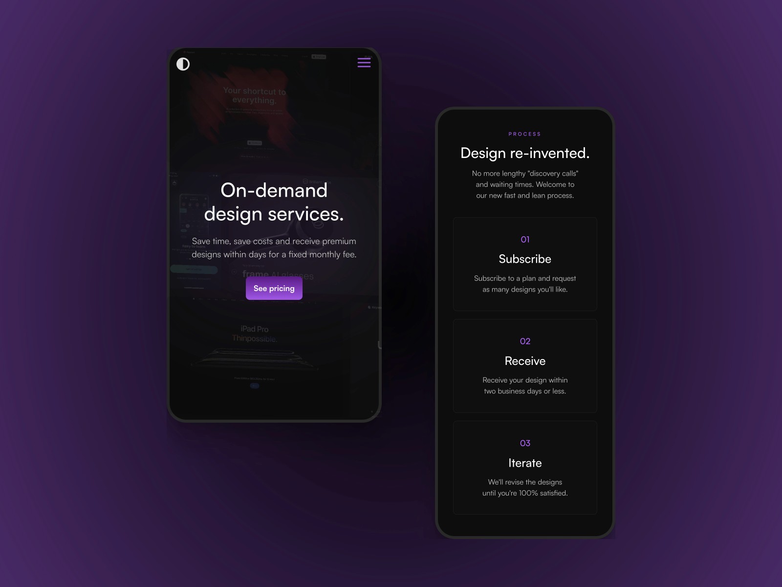 Subscription — 创意机构官网设计灵感