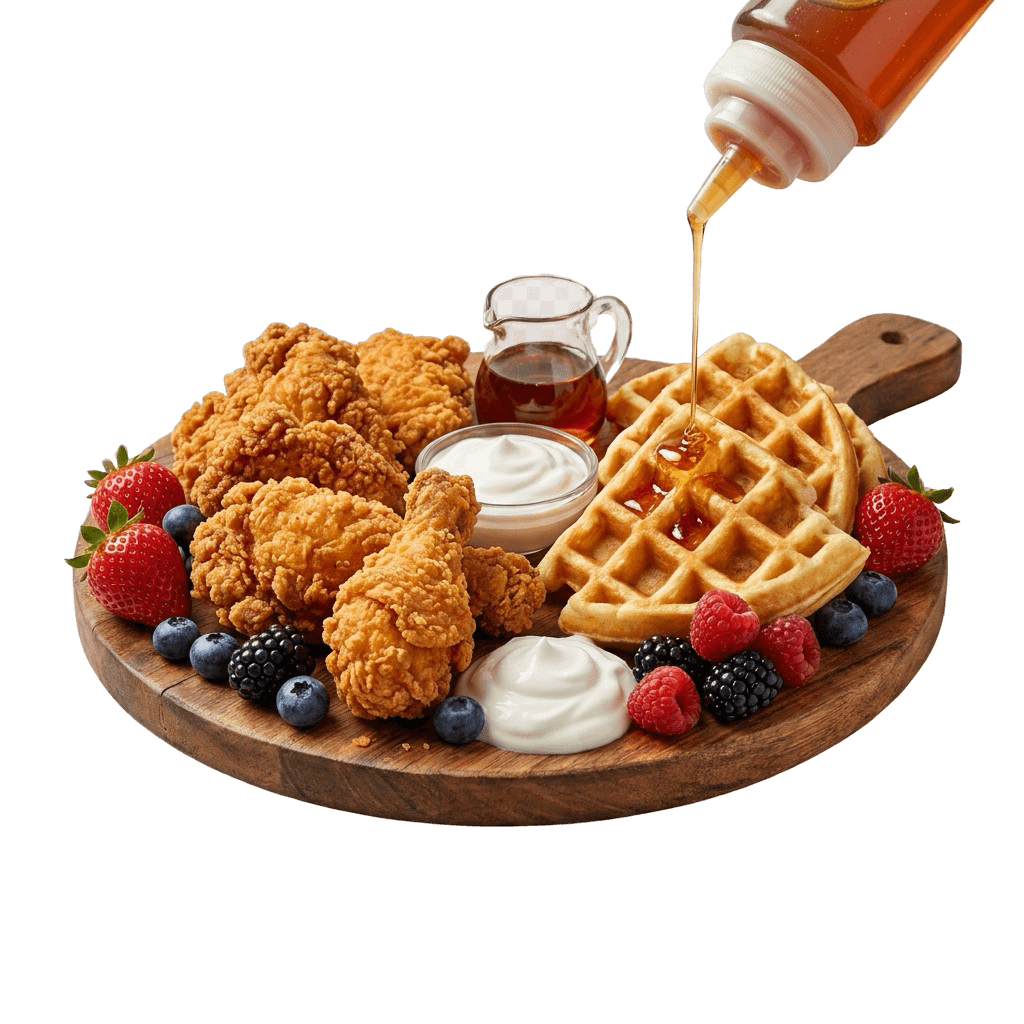 Chicken & Waffle Board