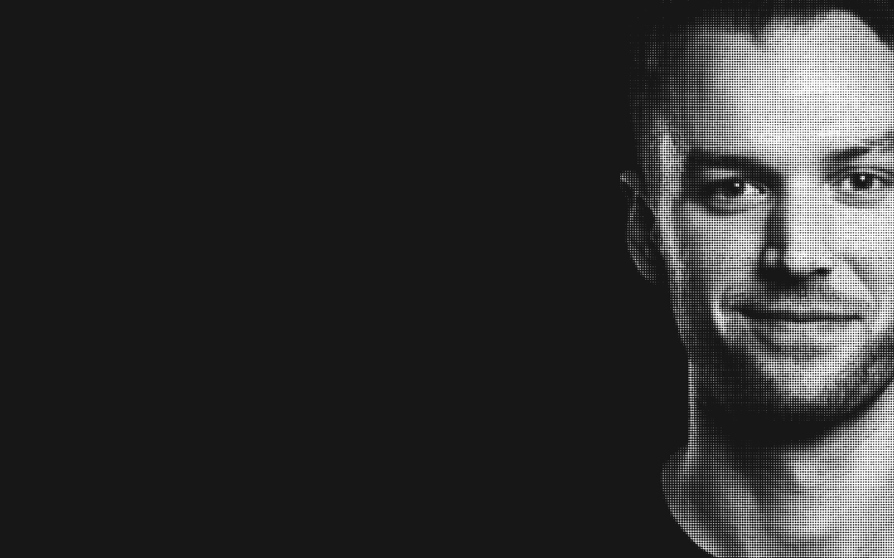 Portrait of th owner of the design studio.