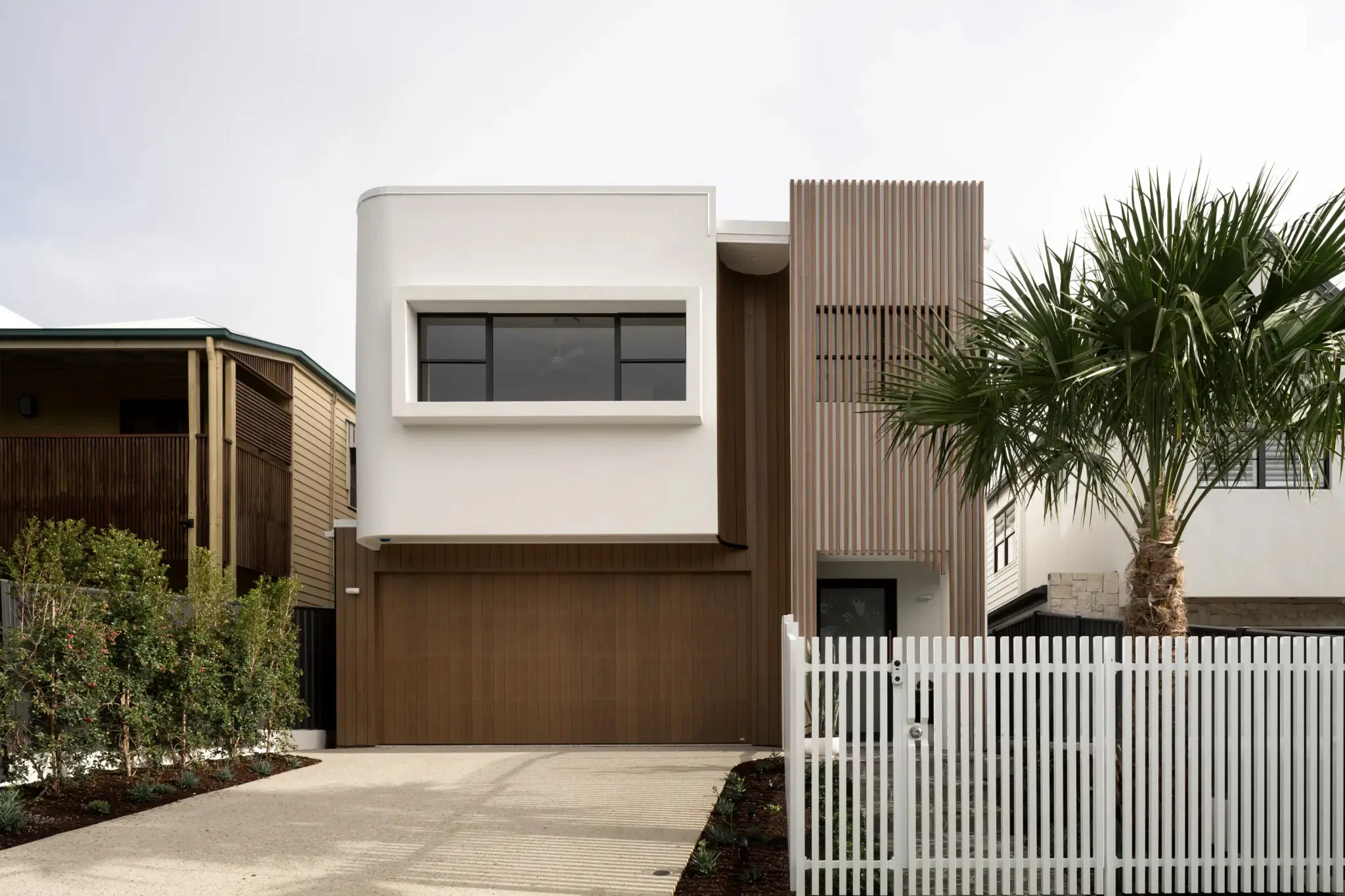 Front facade of Jacaranda House in. Brisbane