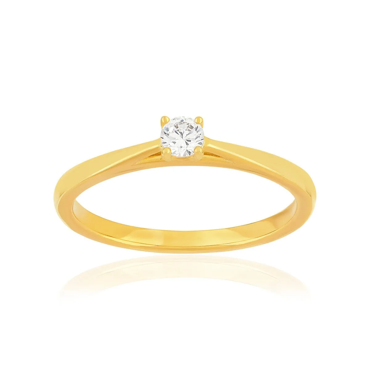 Bague en plaqué or