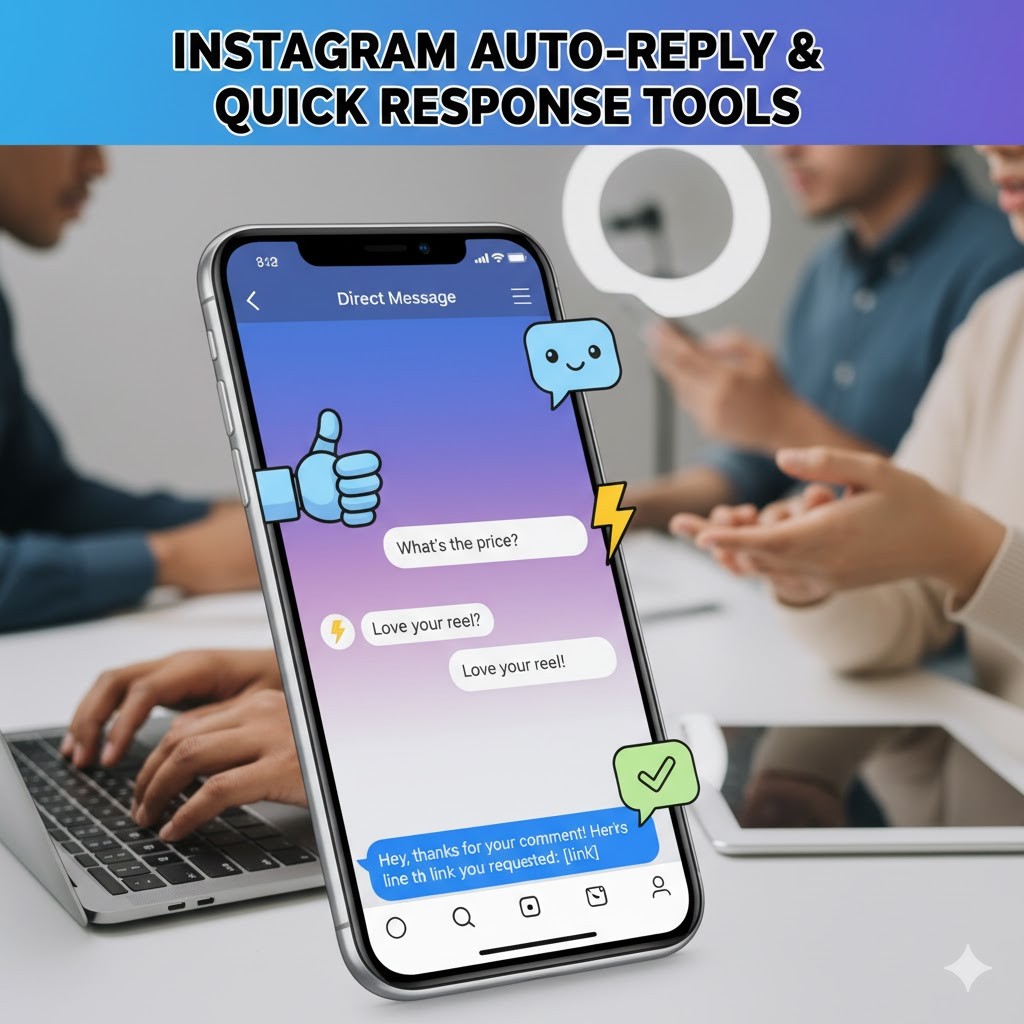 Instagram auto reply and quick response tools