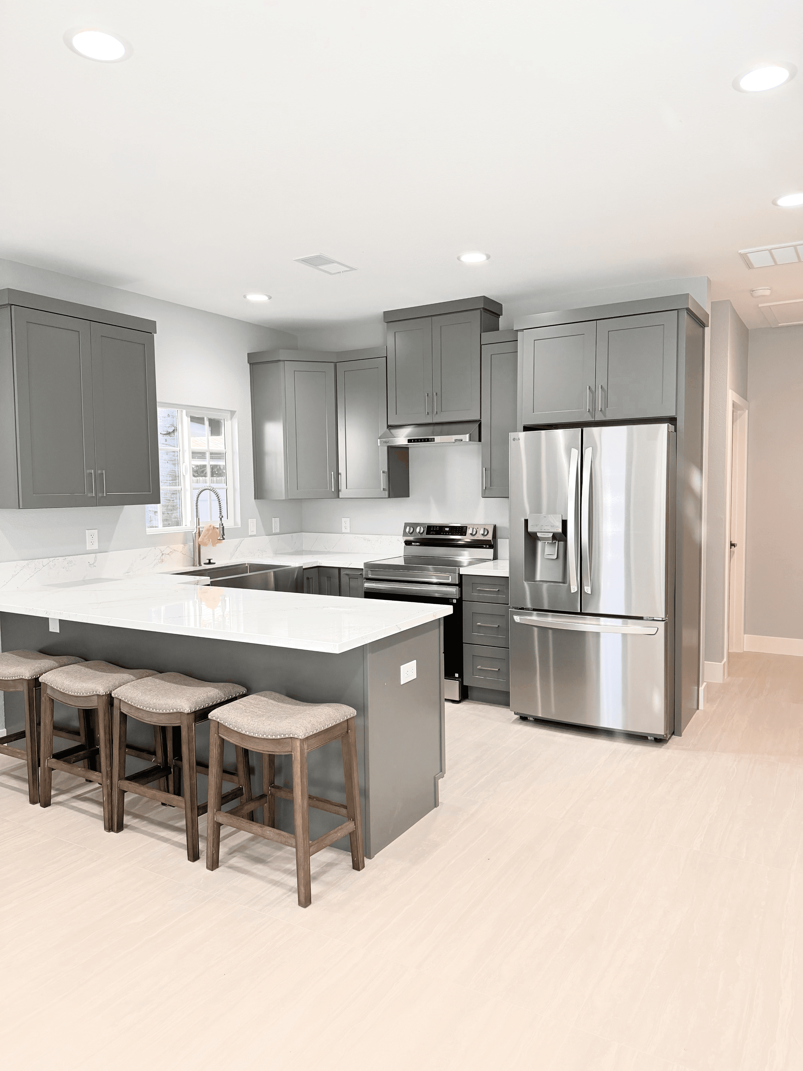 Front view of newly built ADU in Garden Grove CA by THP Construction