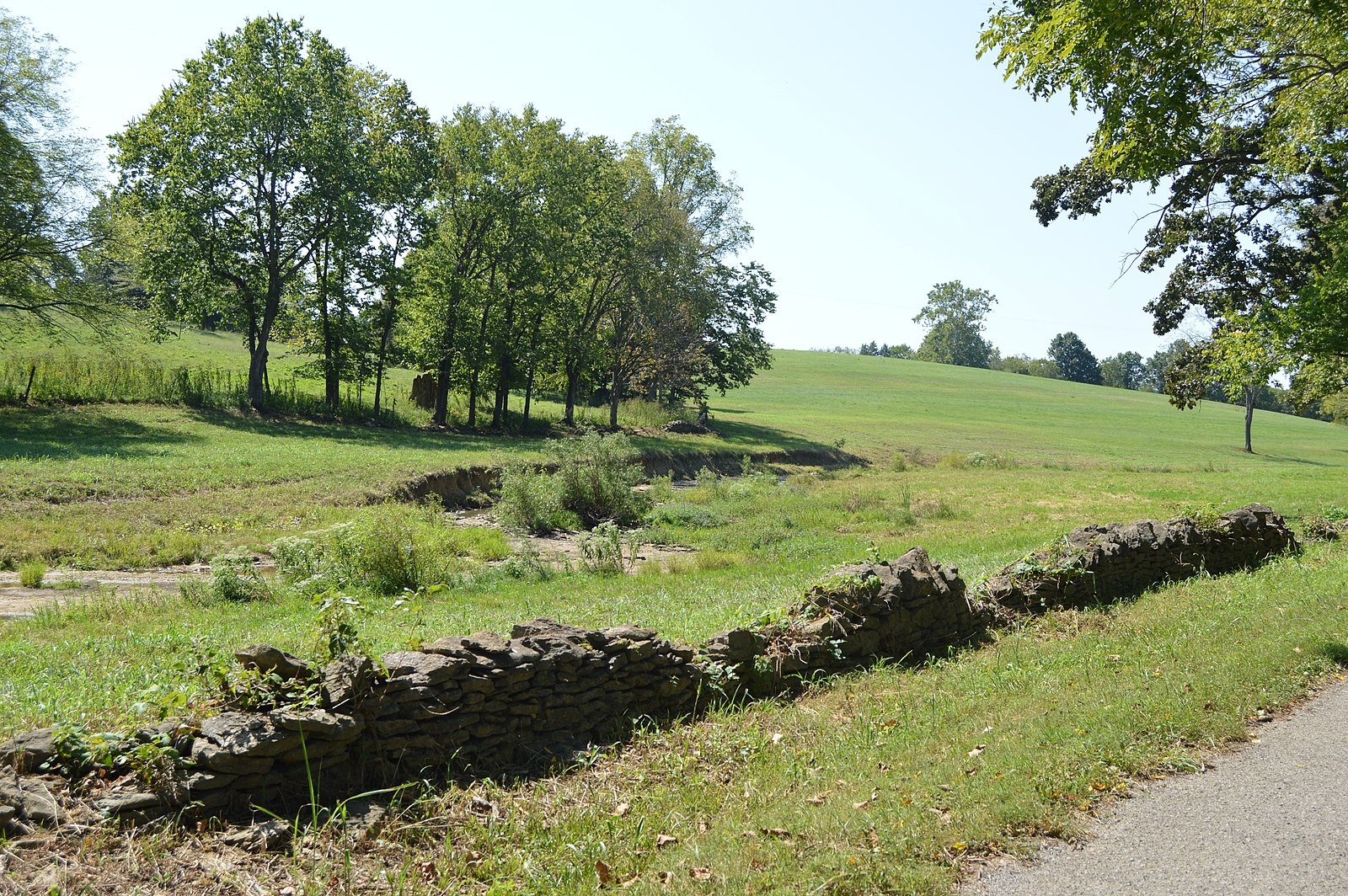 Verfallene Trockenmauer