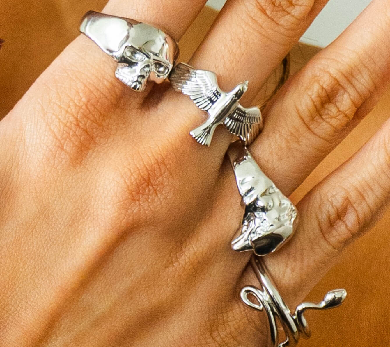 7879 Silver Rings