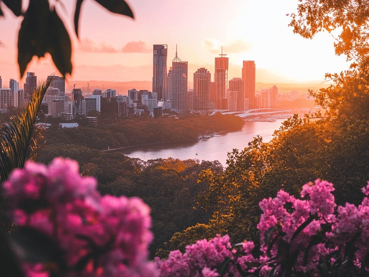 Scenic view of Brisbane, Australia