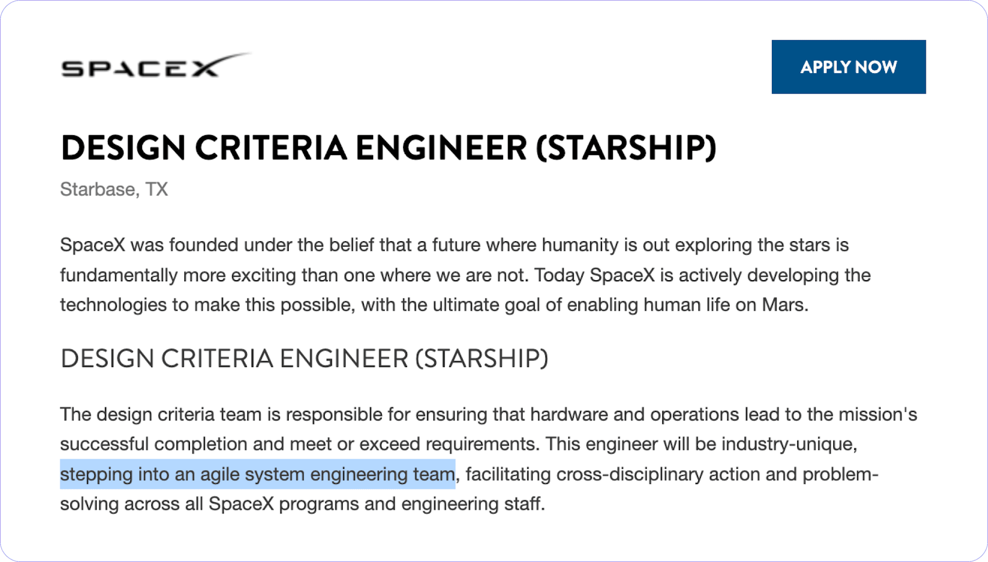 spacex-design-criteria-job-spec